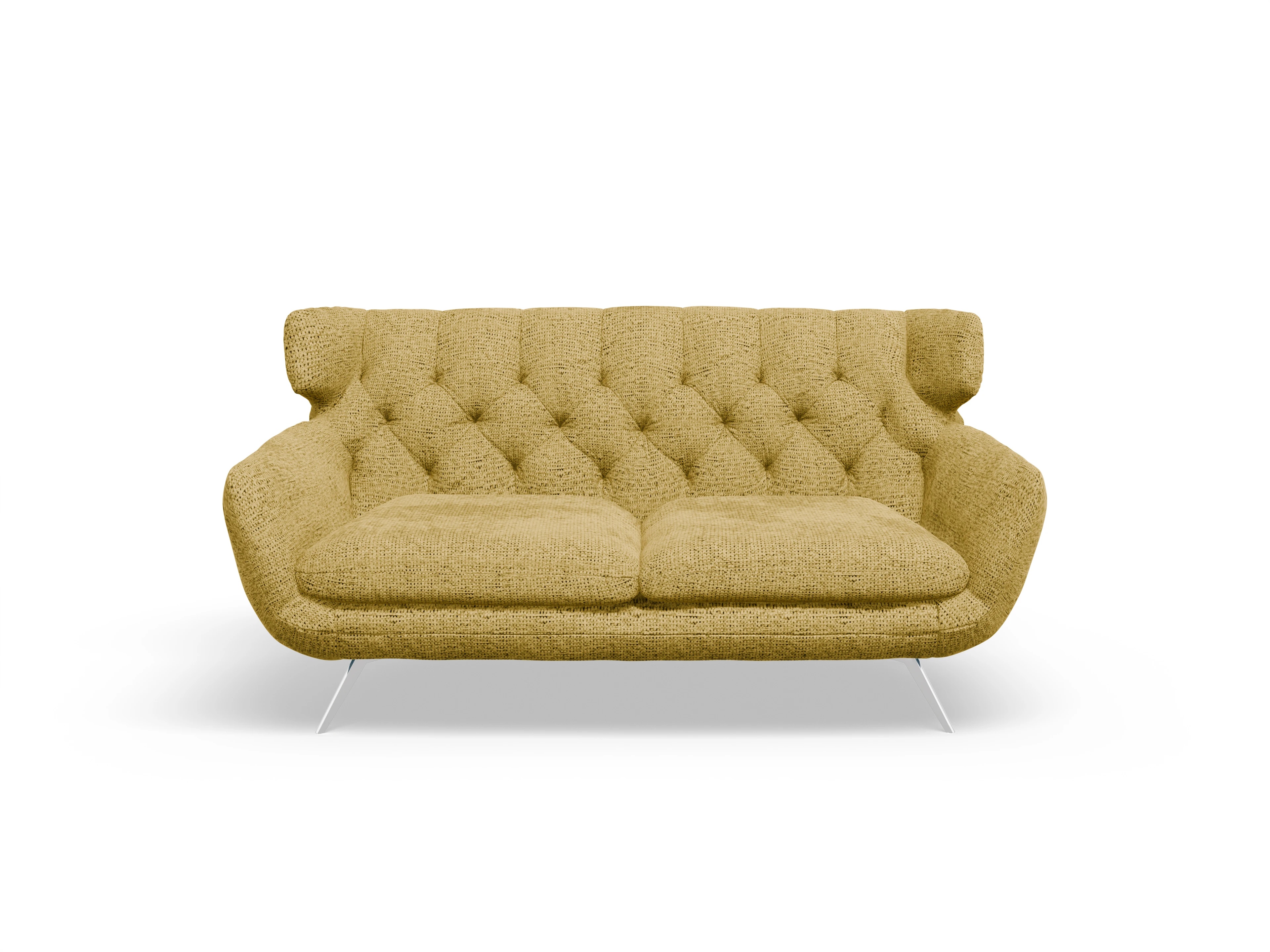 Ansicht des Produktes Seca 2-Sitzer Sofa in Stoff Gelb