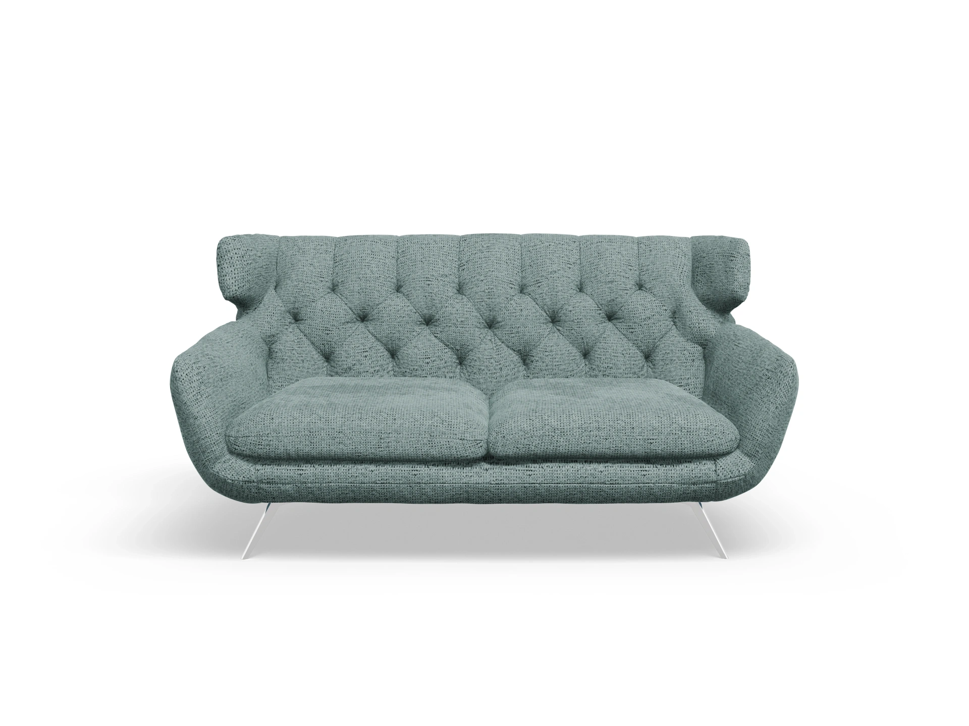 Ansicht des Produktes Seca 2-Sitzer Sofa in Stoff Blau