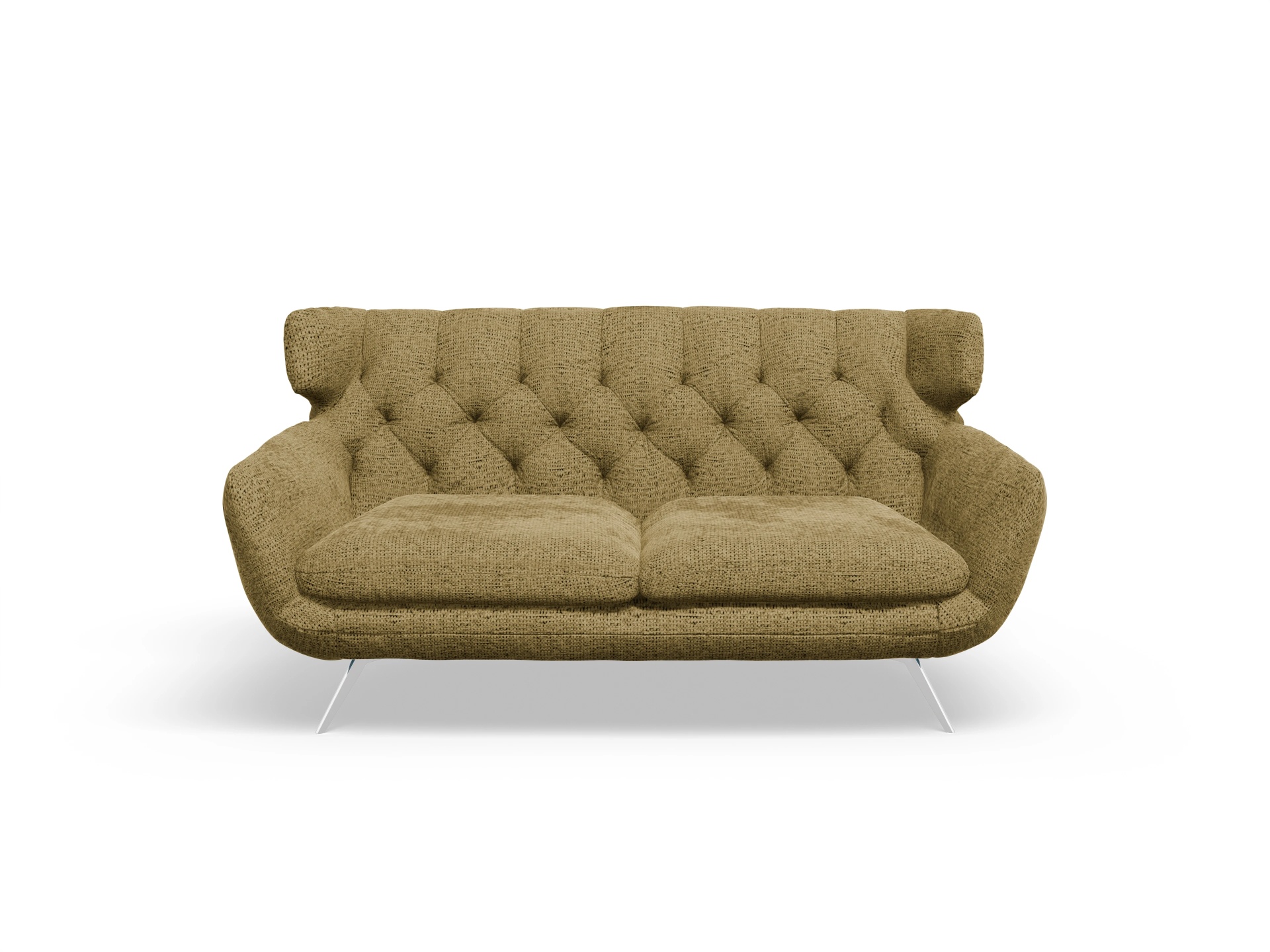 Ansicht des Produktes Seca 2-Sitzer Sofa in Stoff Gelb