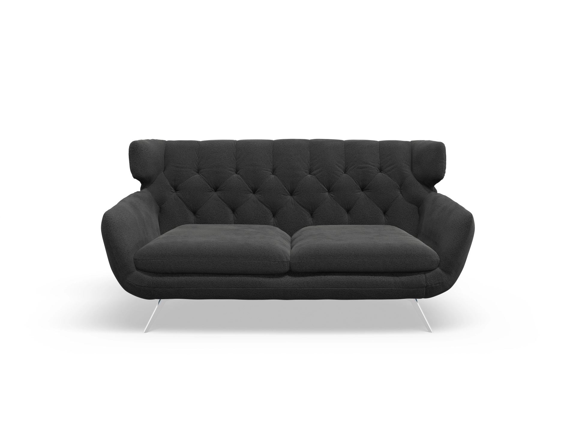 Ansicht des Produktes Seca 2-Sitzer Sofa in Stoff Schwarz