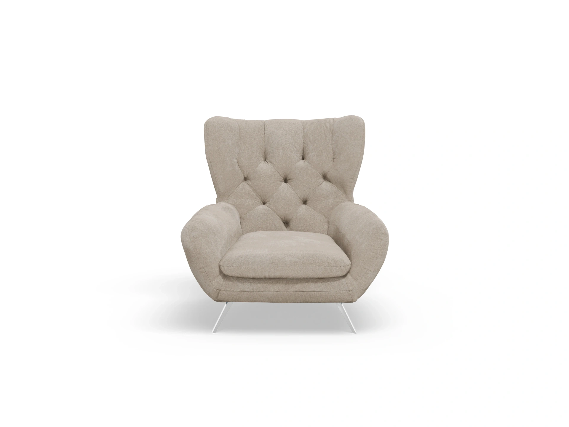 Ansicht des Produktes Seca Ohrensessel in Stoff Beige