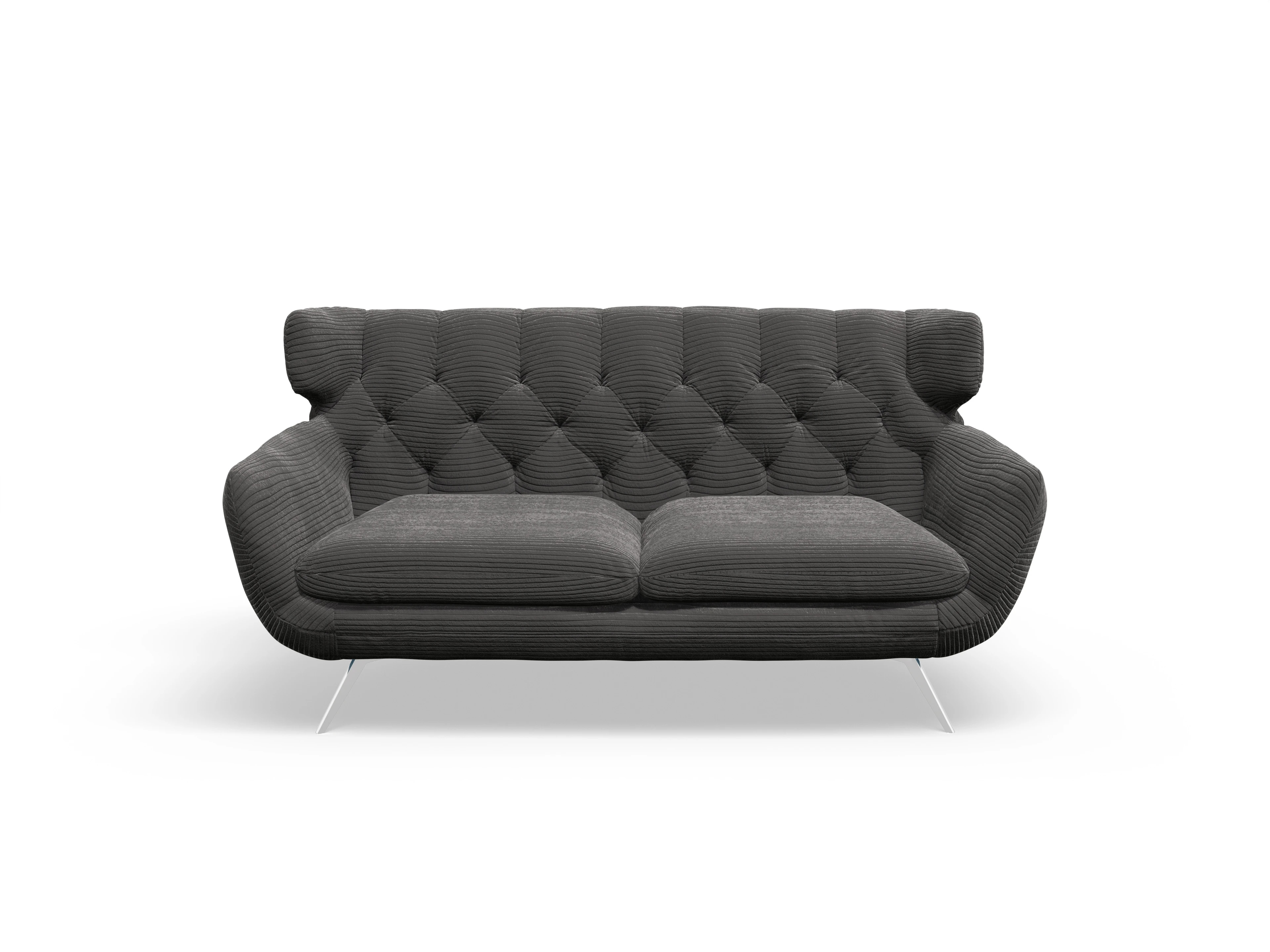 Seca 2-Sitzer Sofa Ansicht des Produktes Seca 2-Sitzer Sofa in Stoff Grau