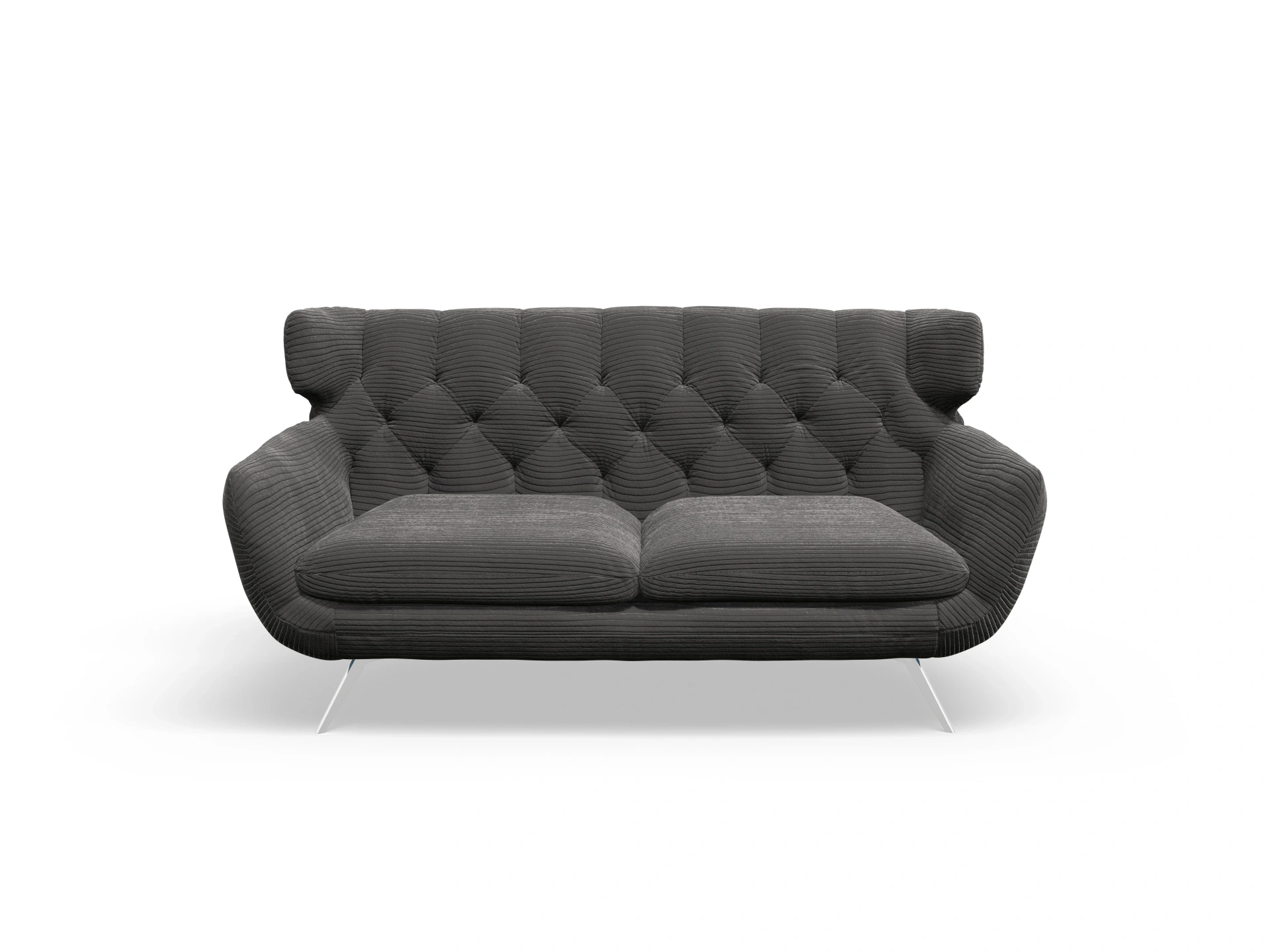 Ansicht des Produktes Seca 2-Sitzer Sofa in Stoff Grau