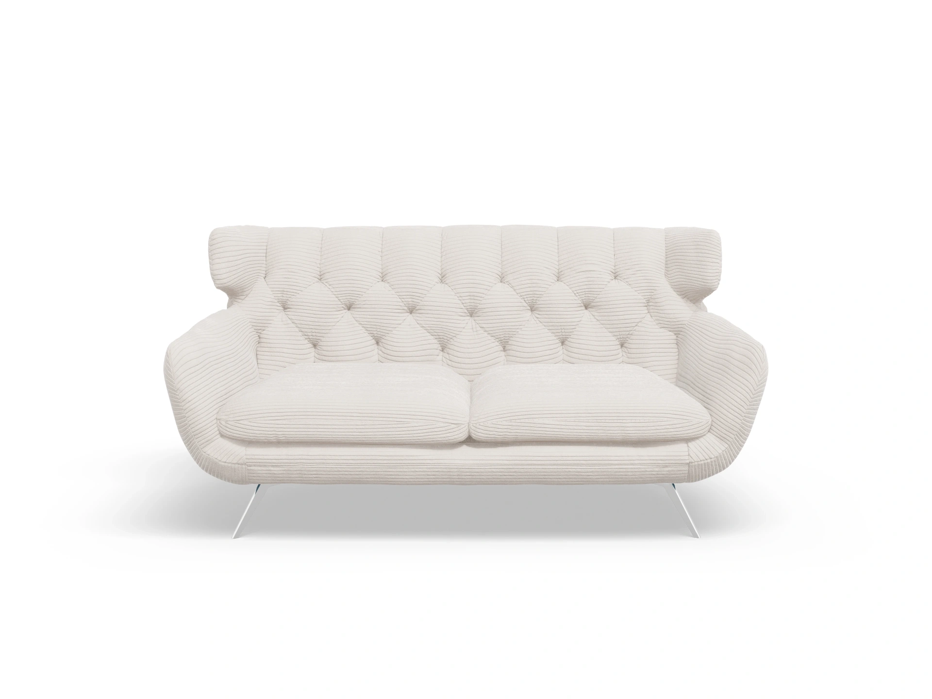 Ansicht des Produktes Seca 2-Sitzer Sofa in Stoff Weiss