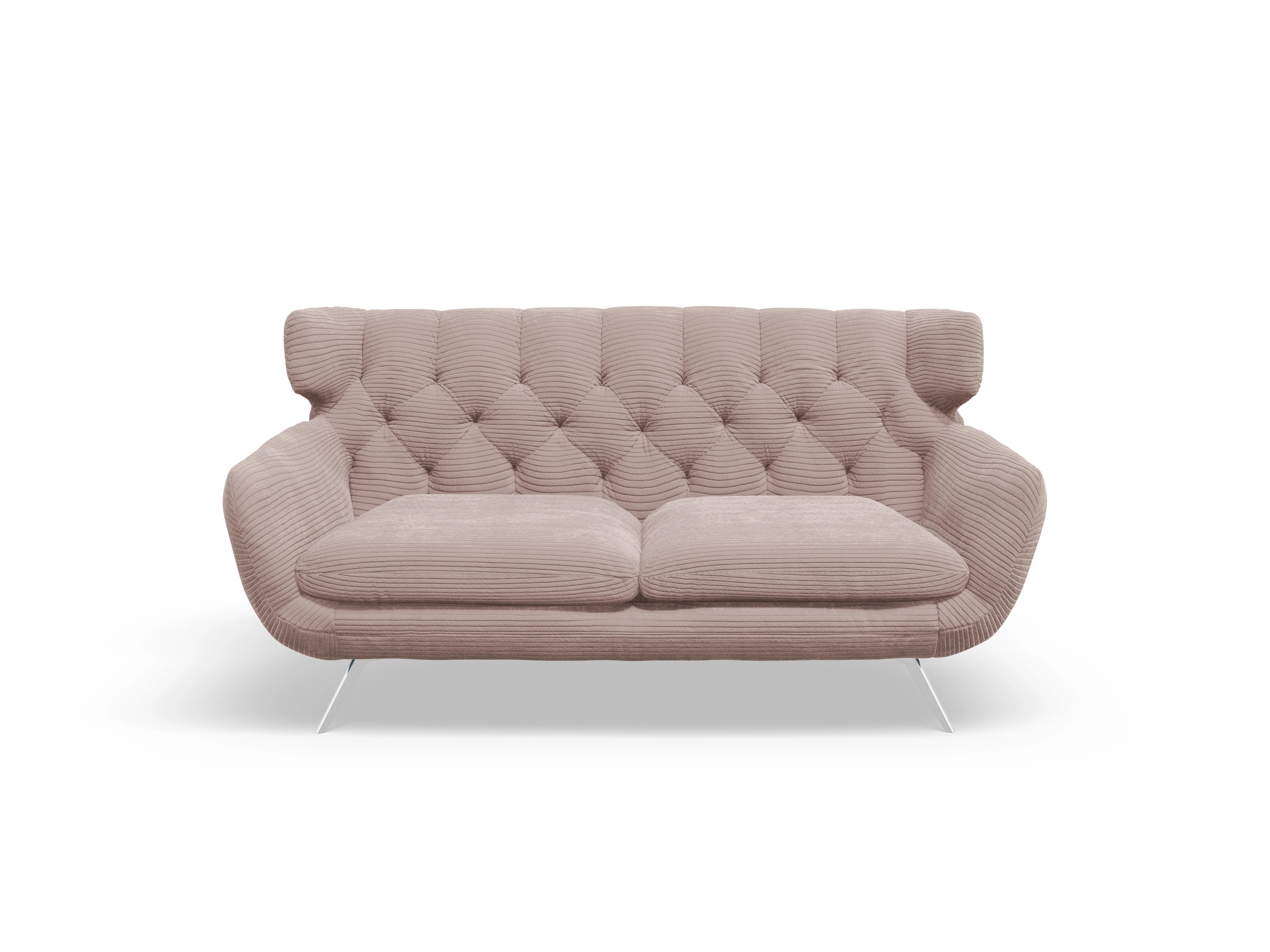 Ansicht des Produktes Seca 2-Sitzer Sofa in Stoff Rosa