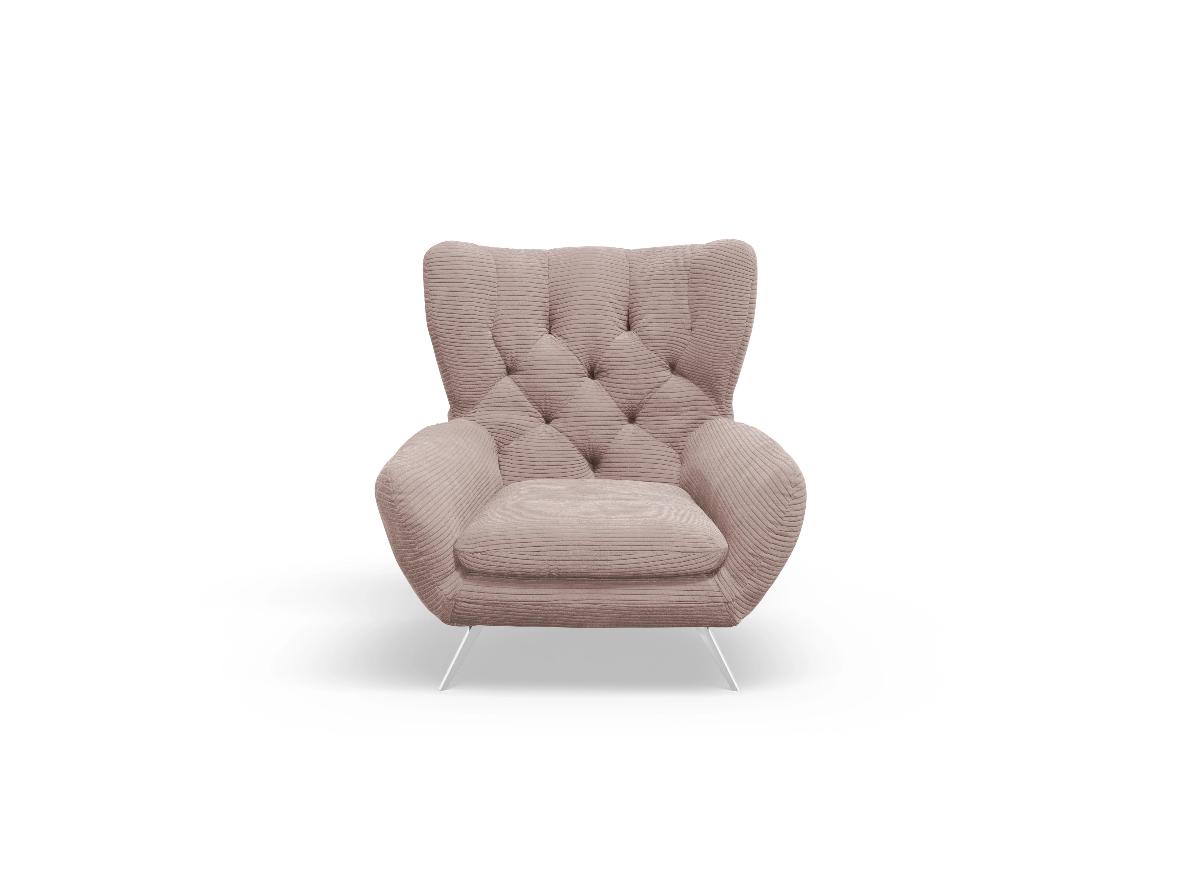 Ansicht des Produktes Seca Ohrensessel in Stoff Rosa
