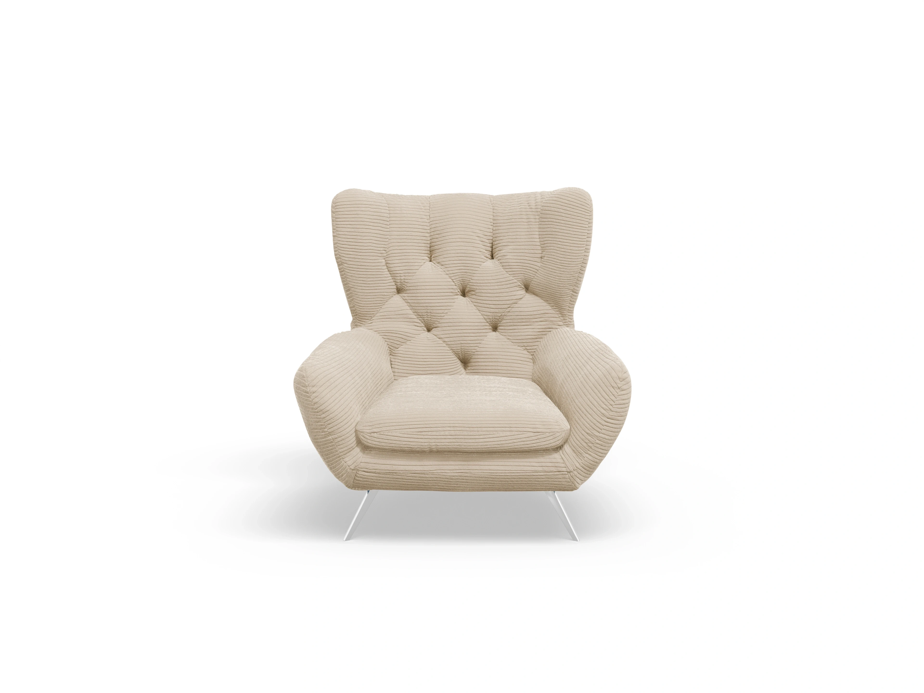 Ansicht des Produktes Seca Ohrensessel in Stoff Beige