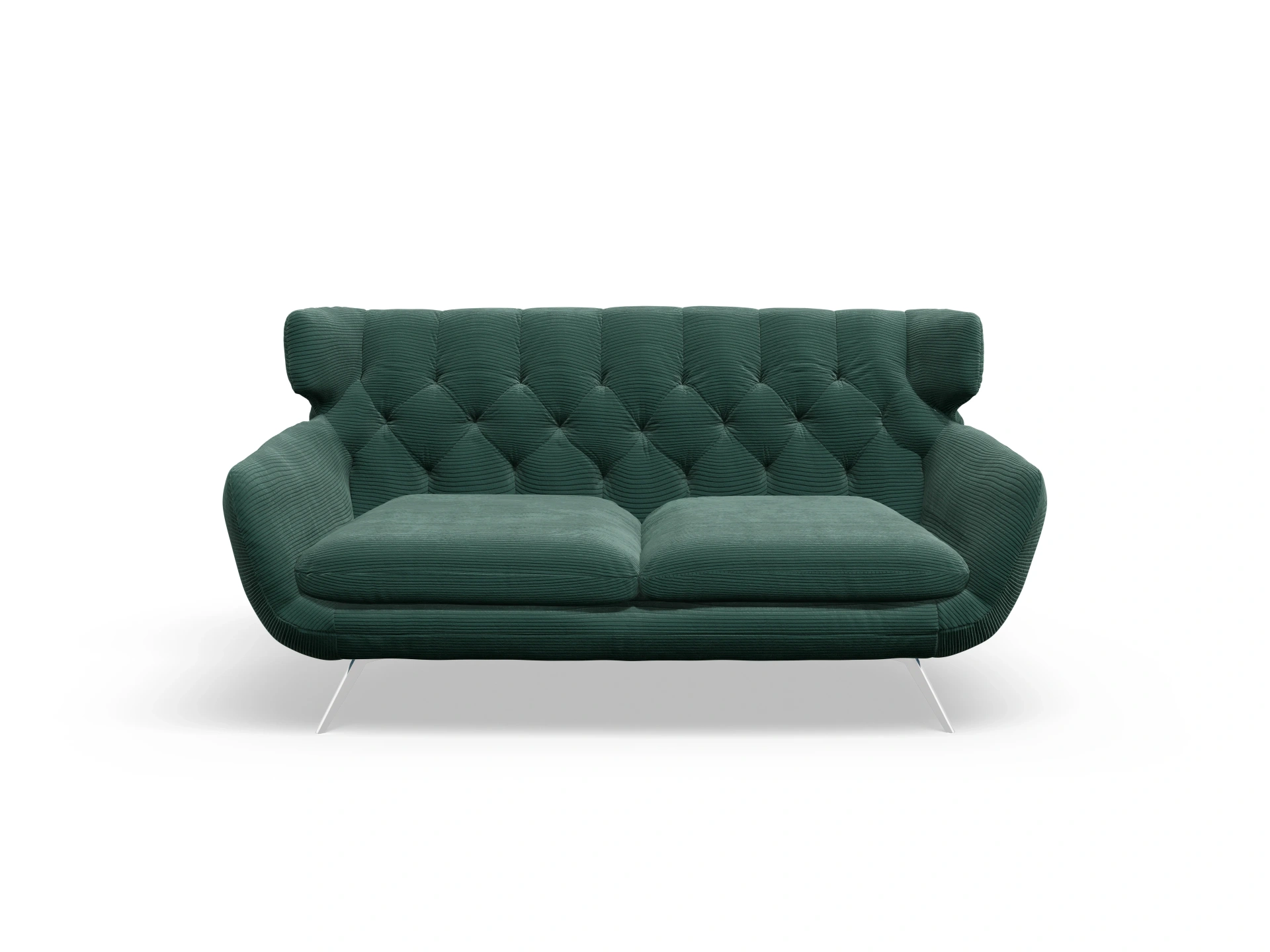 Ansicht des Produktes Seca 2-Sitzer Sofa in Stoff Grün