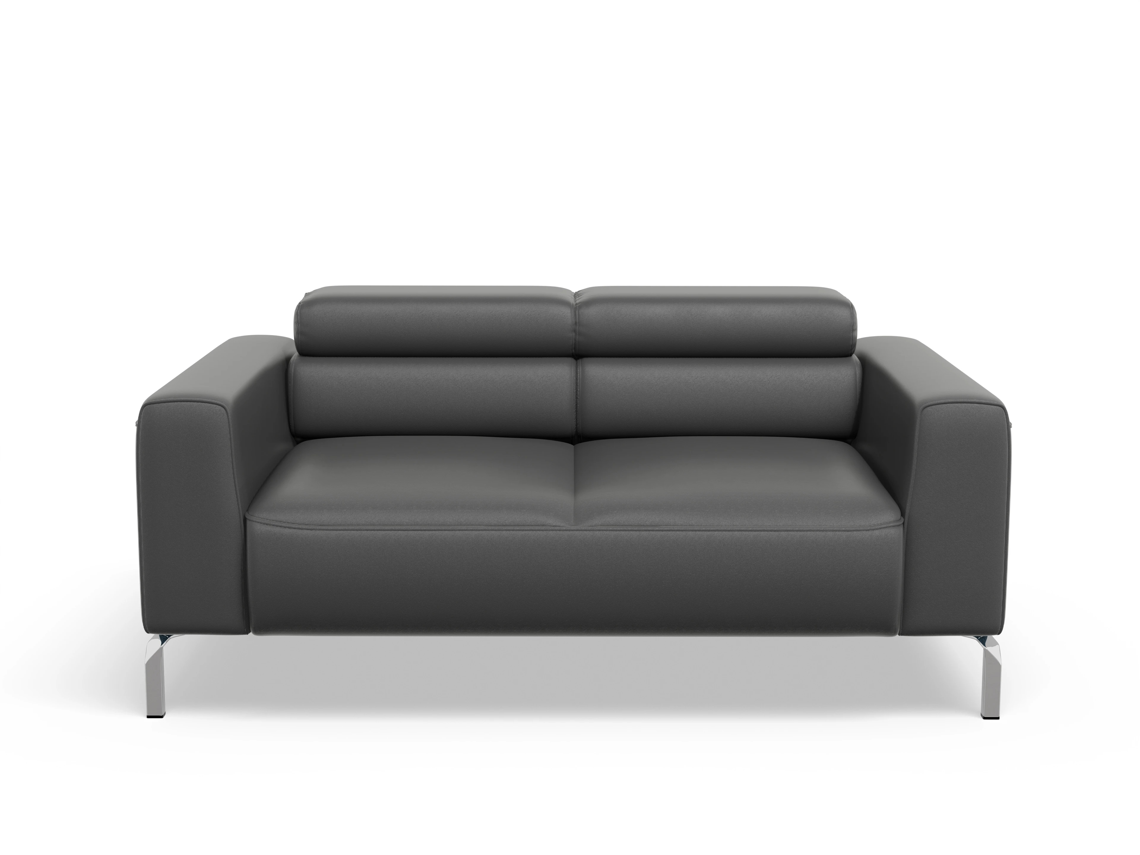 Ansicht des Produktes Season 2-Sitzer Sofa in Leder Grau