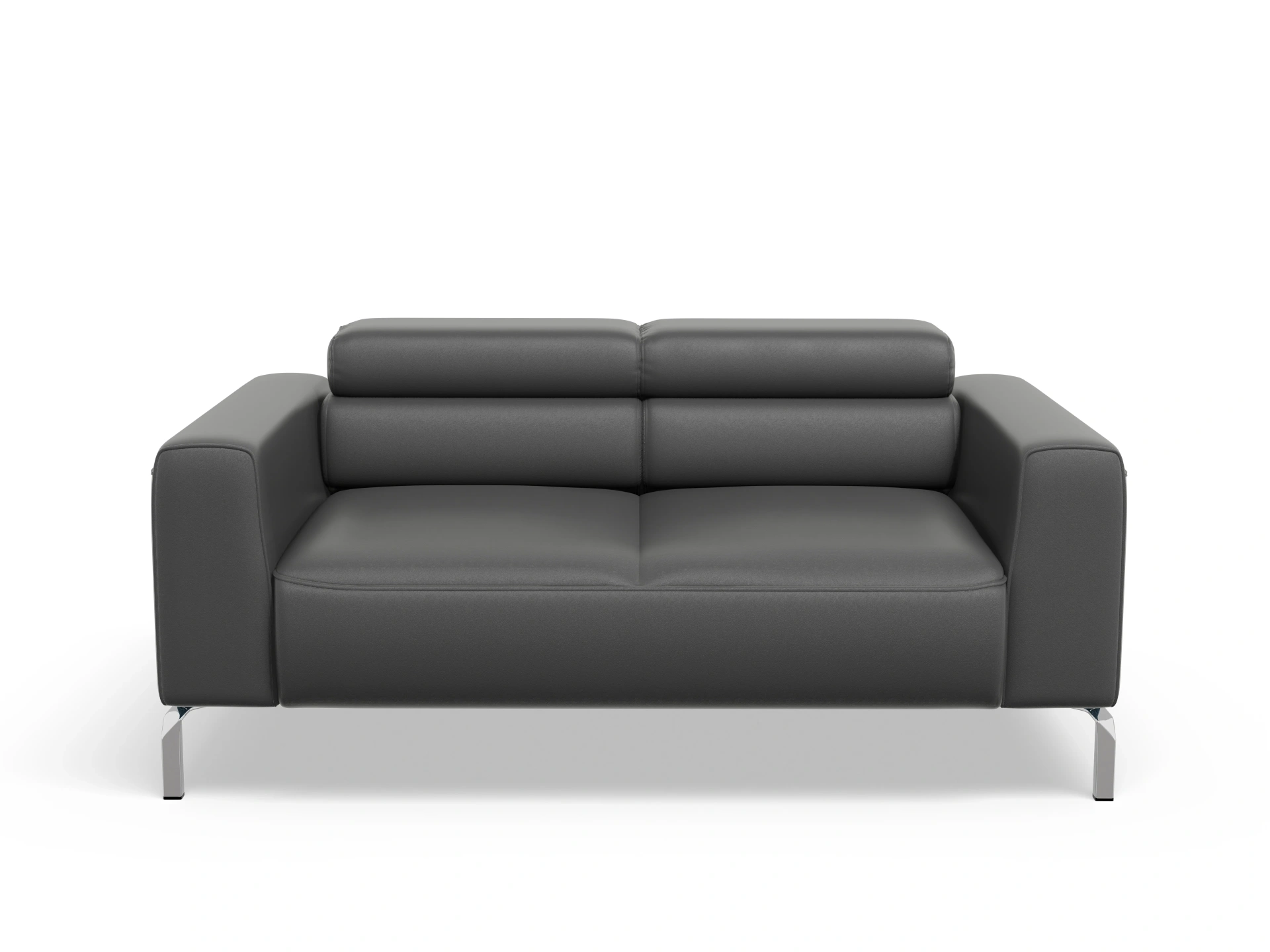 Ansicht des Produktes Season 2-Sitzer Sofa in Leder Grau