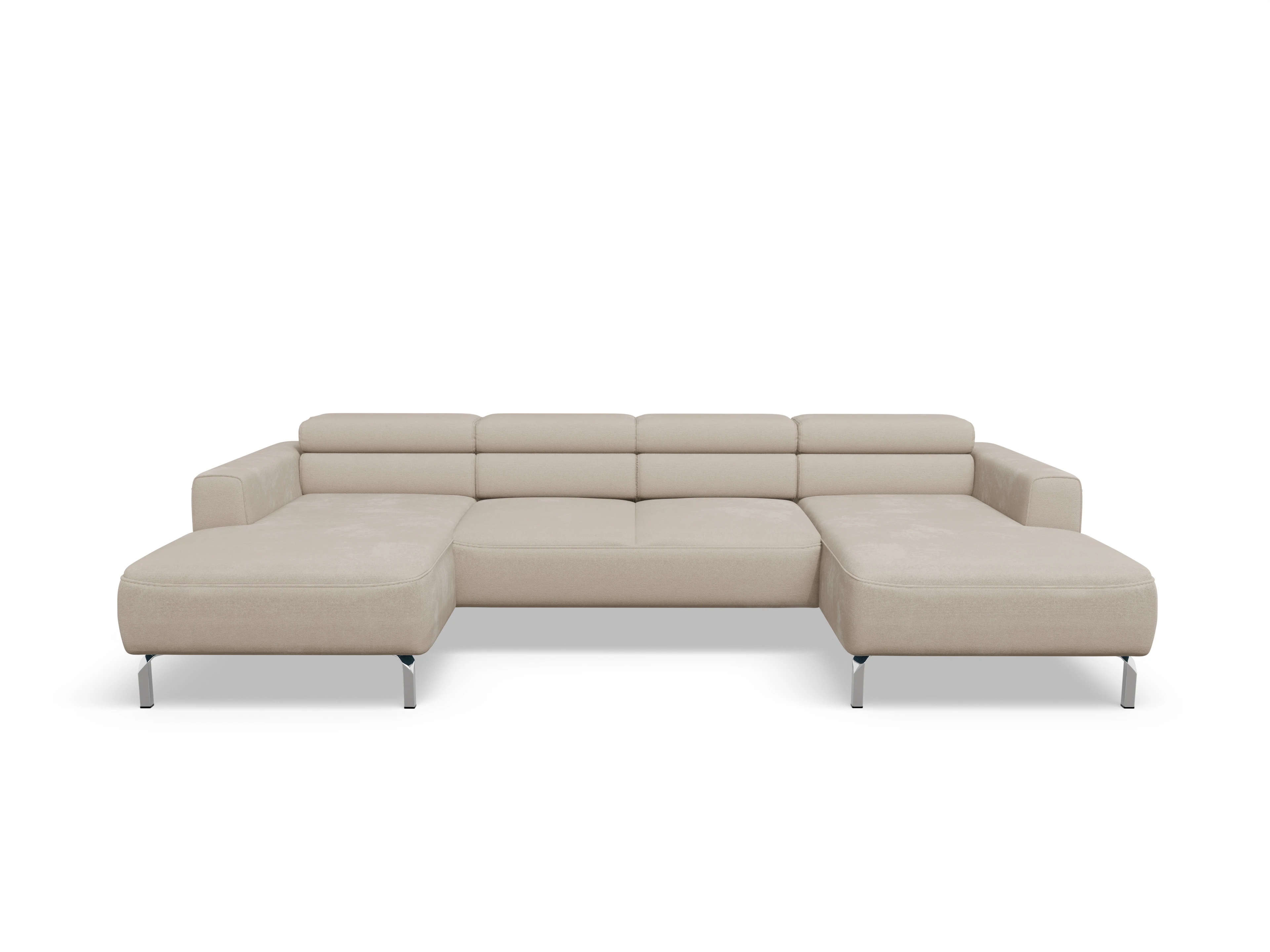Ansicht des Produktes Season Wohnlandschaft offen beidseitig in Stoff Beige