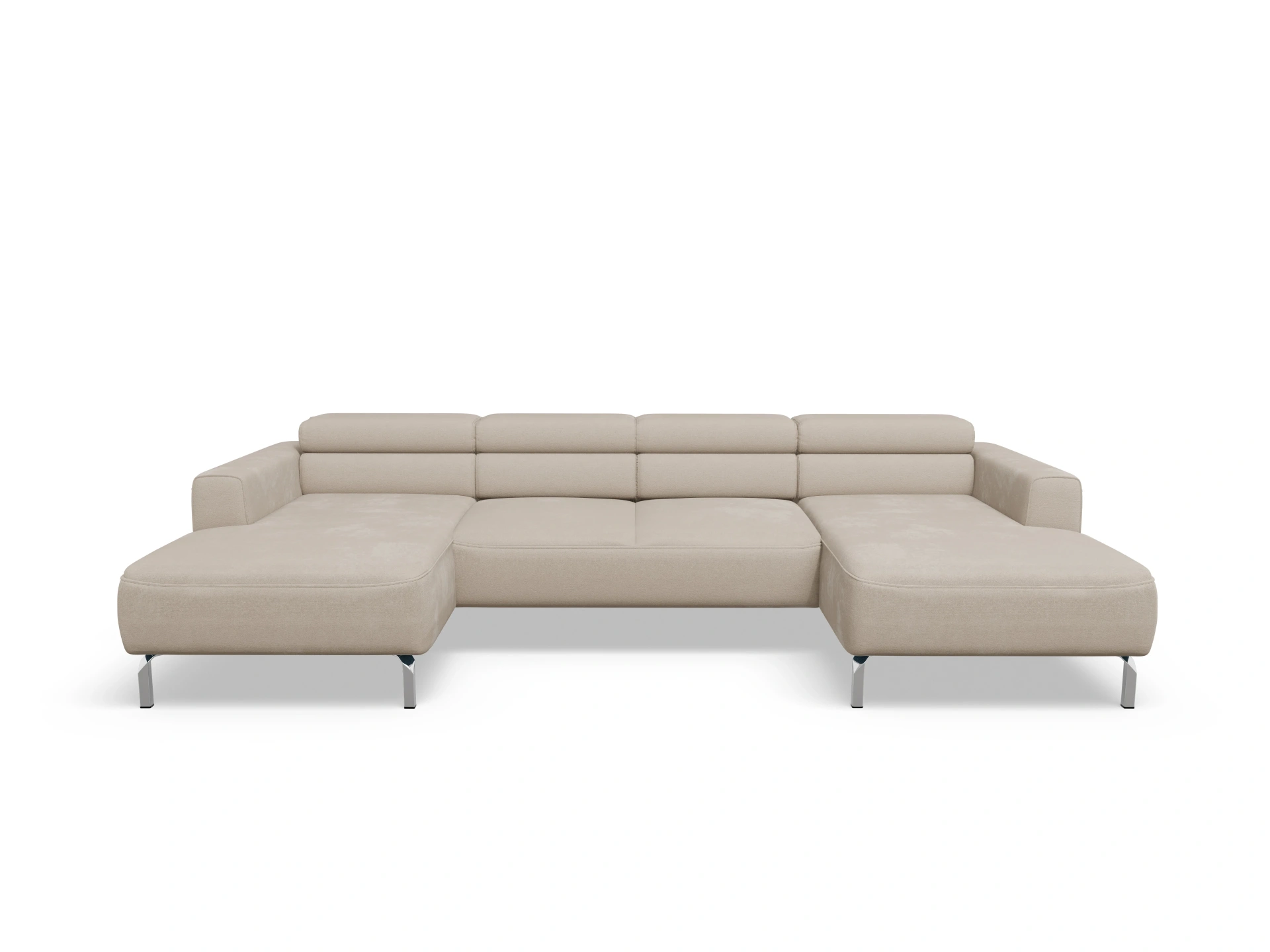 Ansicht des Produktes Season Wohnlandschaft offen beidseitig in Stoff Beige