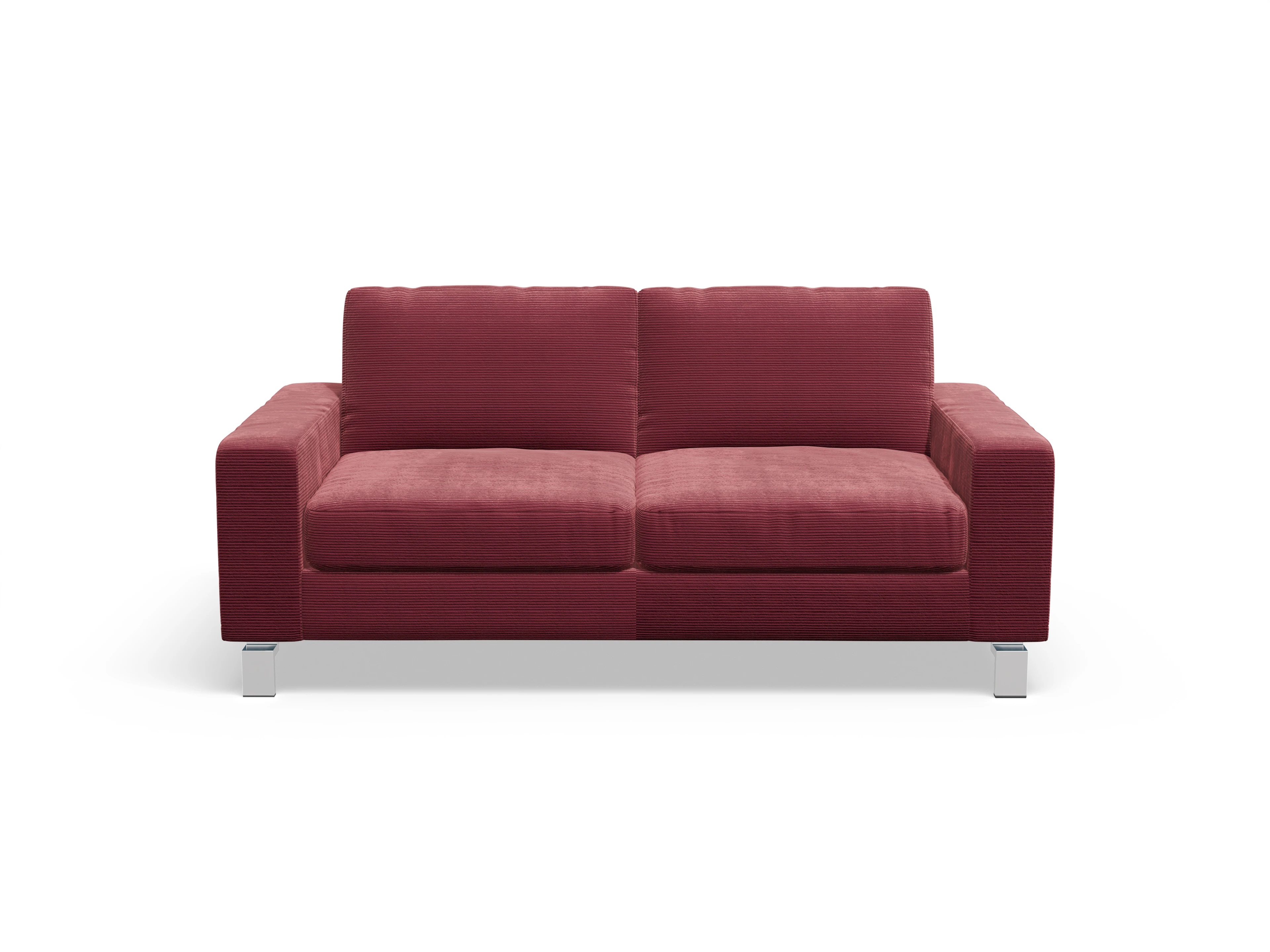 Ansicht des Produktes Indiana 2-Sitzer Sofa in Stoff Rot