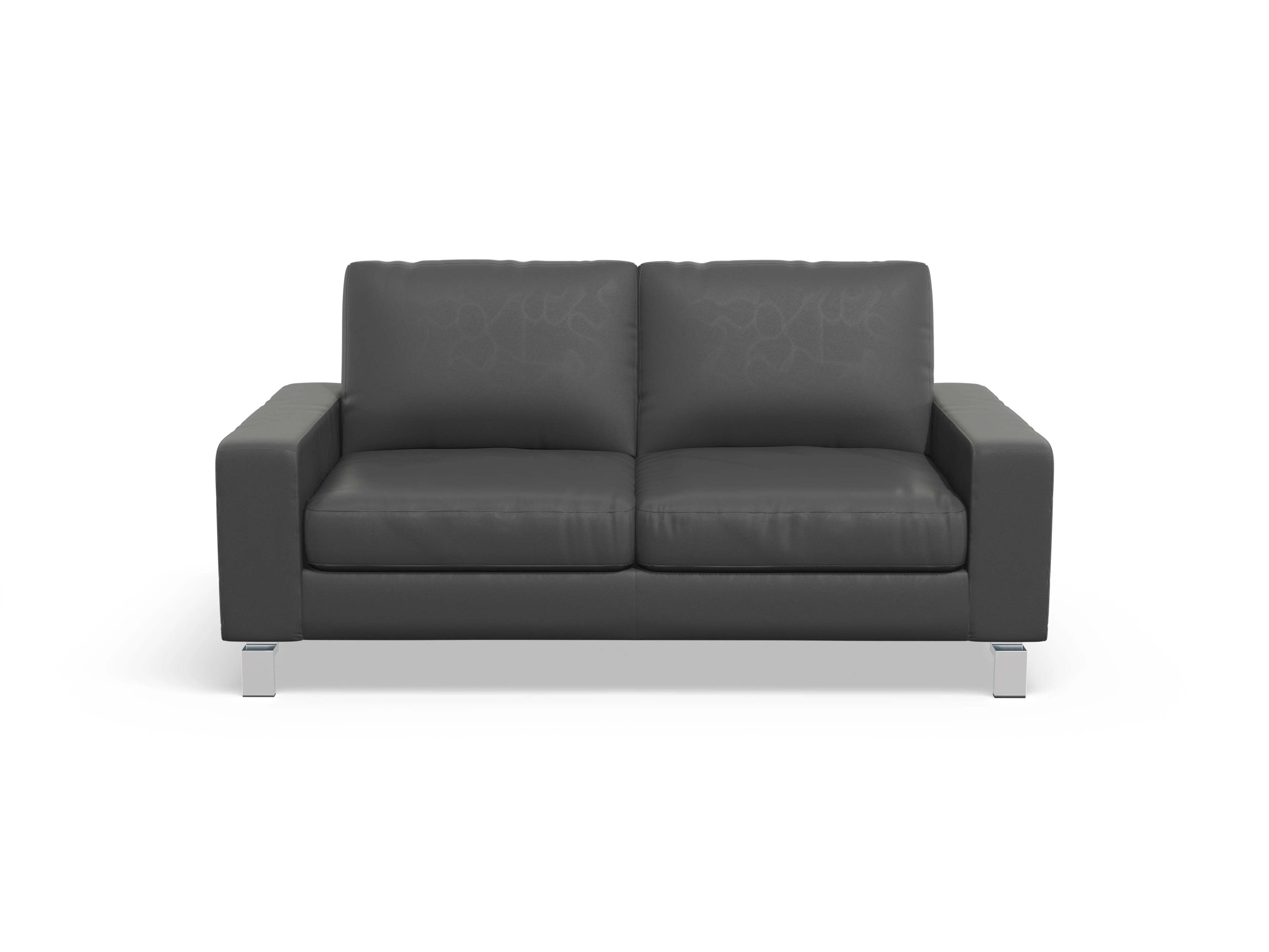 Indiana 2-Sitzer Sofa Large Ansicht des Produktes Indiana 2-Sitzer Sofa in Leder Grau
