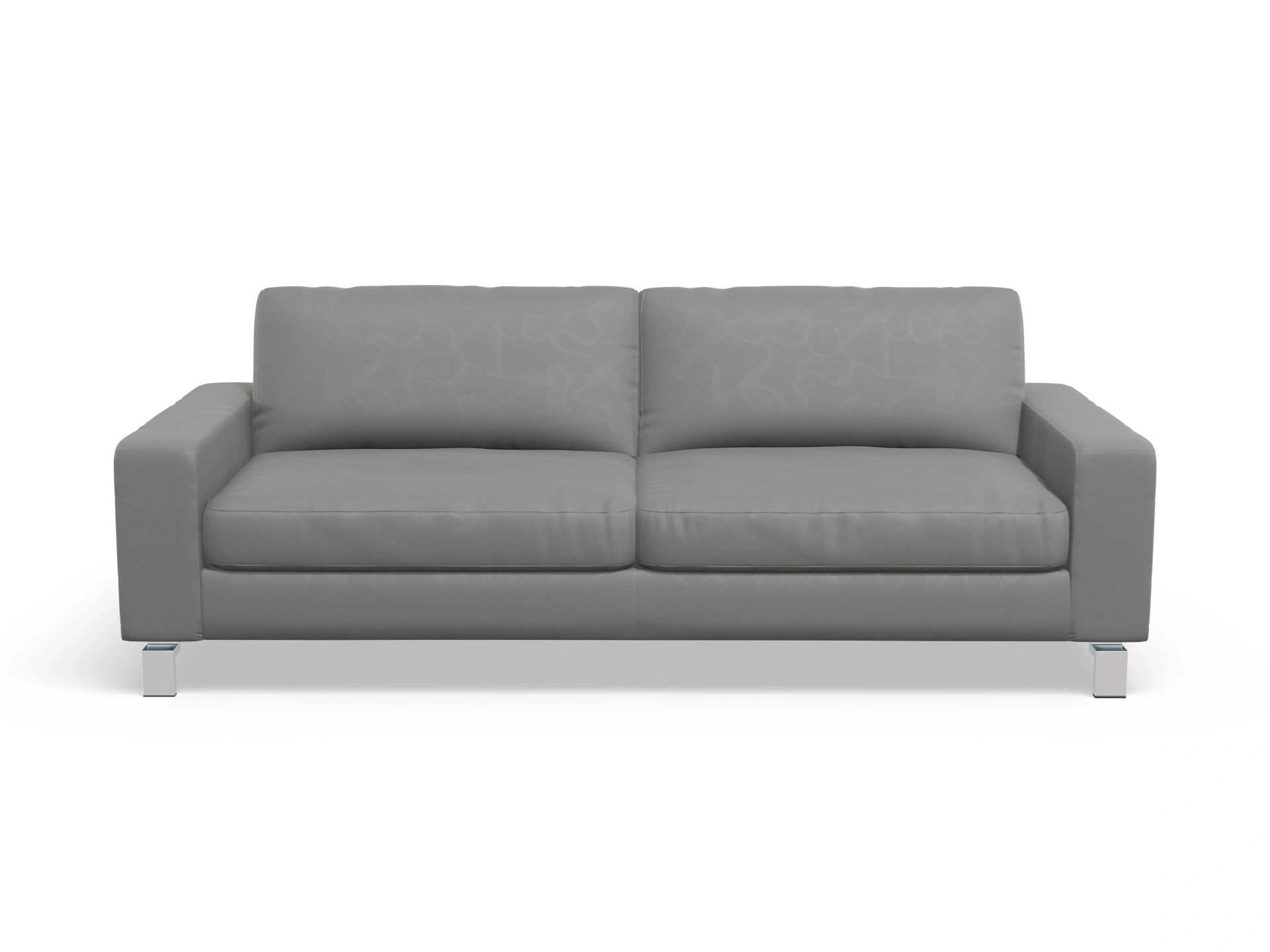 Ansicht des Produktes Indiana 3-Sitzer Sofa in Leder Grau