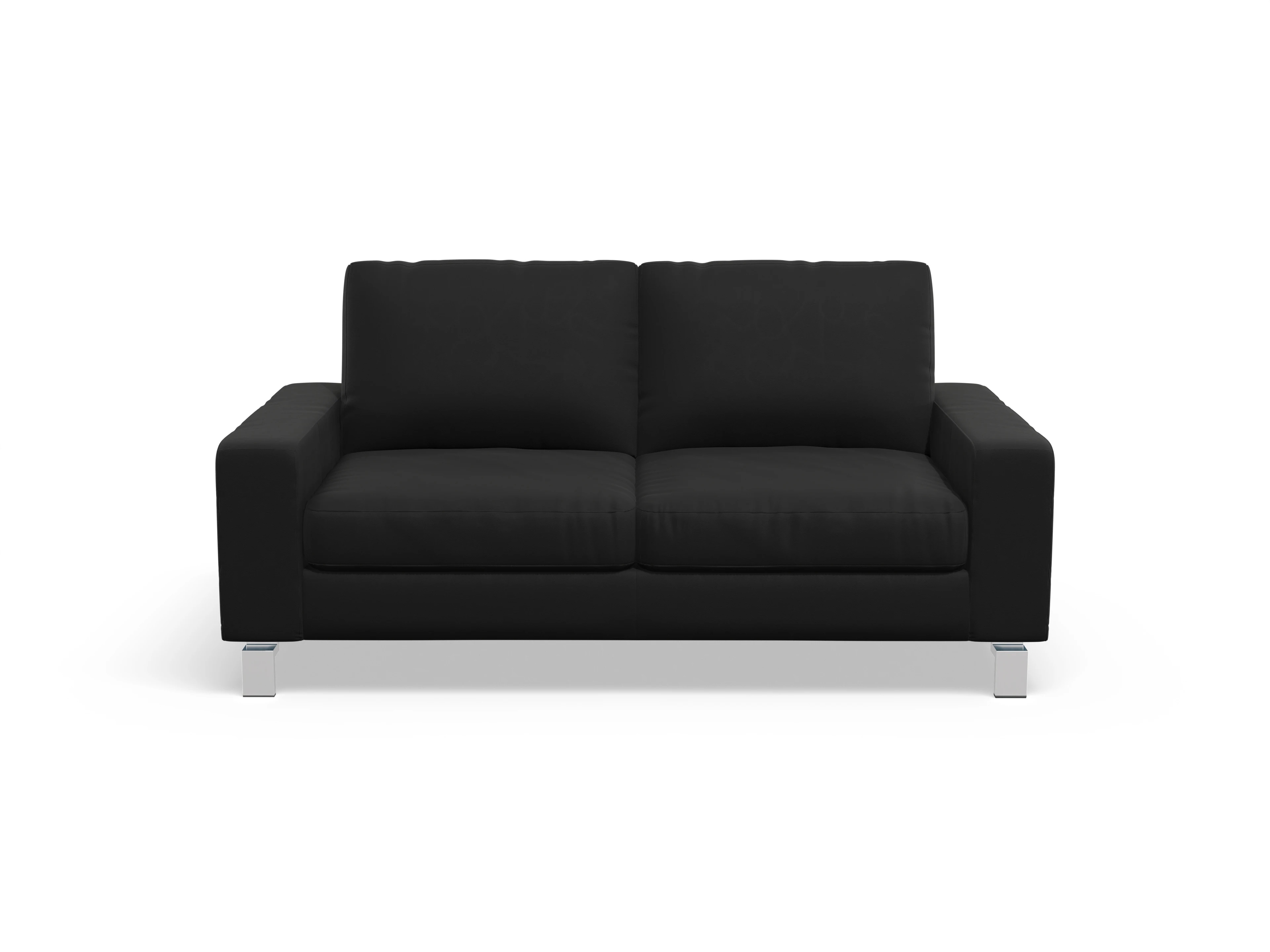Indiana 2-Sitzer Sofa Large Ansicht des Produktes Indiana 2-Sitzer Sofa in Leder Schwarz