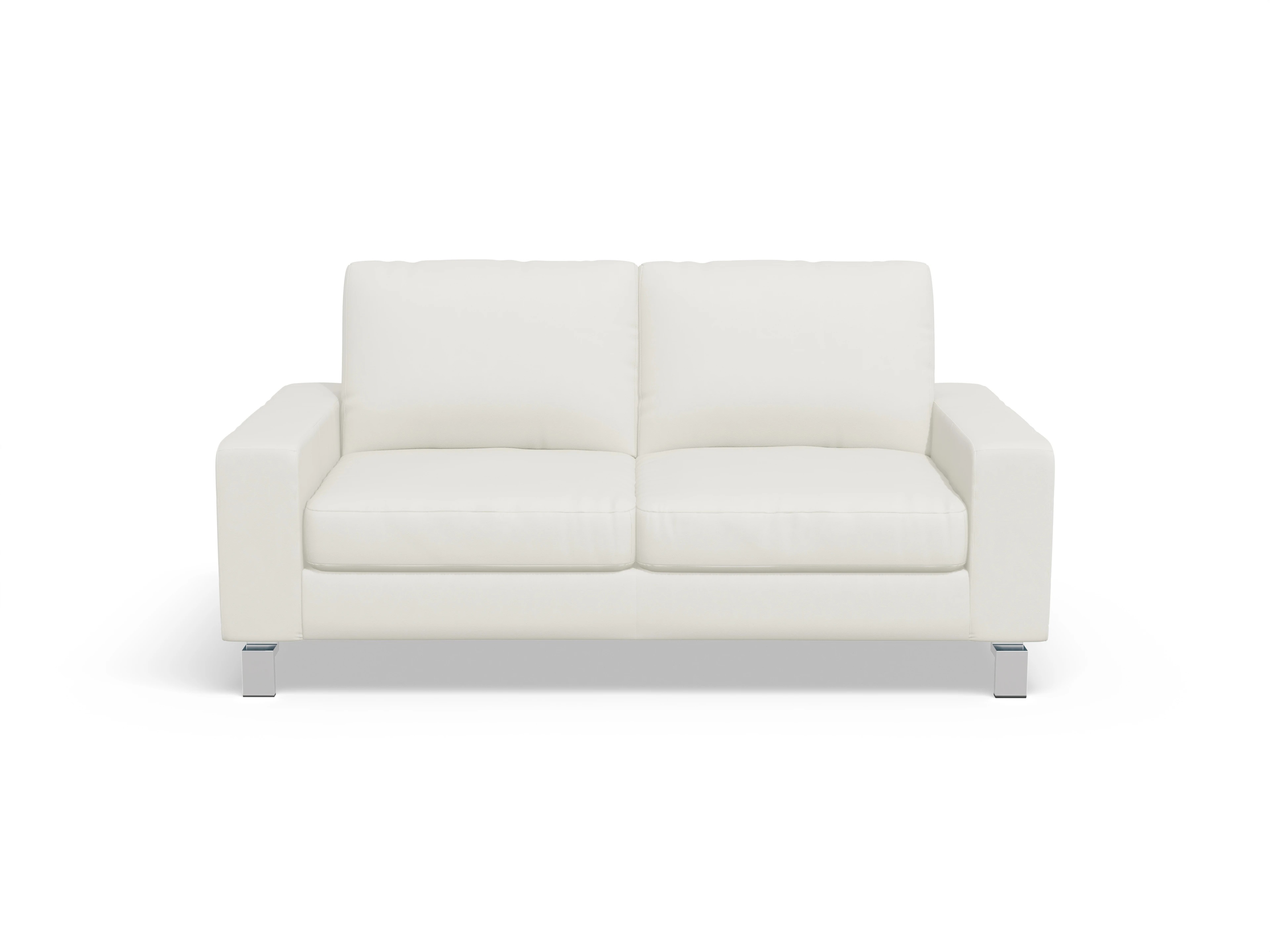 Indiana 2-Sitzer Sofa Large Ansicht des Produktes Indiana 2-Sitzer Sofa in Leder Weiss