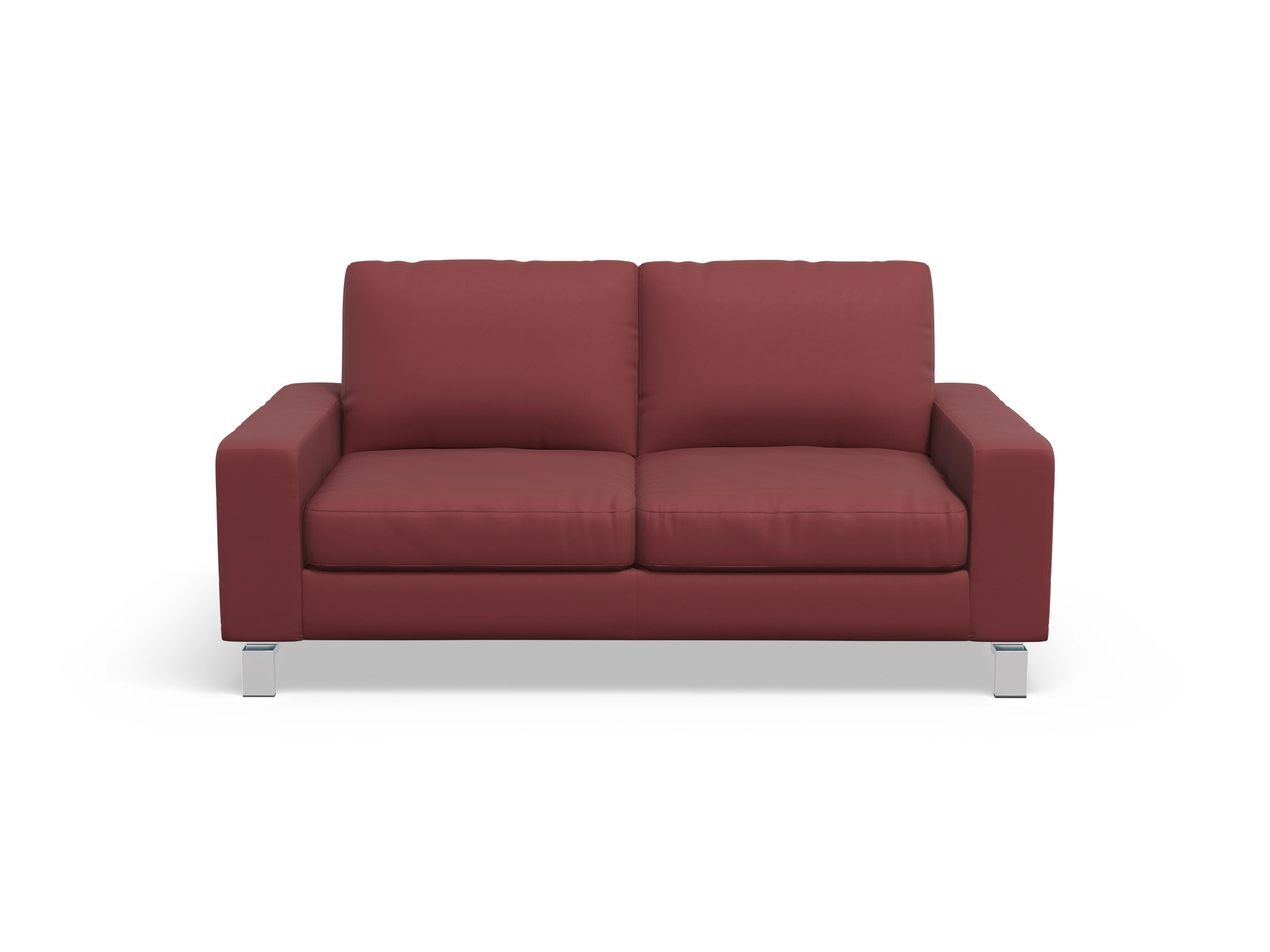 Indiana 2-Sitzer Sofa Large Ansicht des Produktes Indiana 2-Sitzer Sofa in Leder Rot
