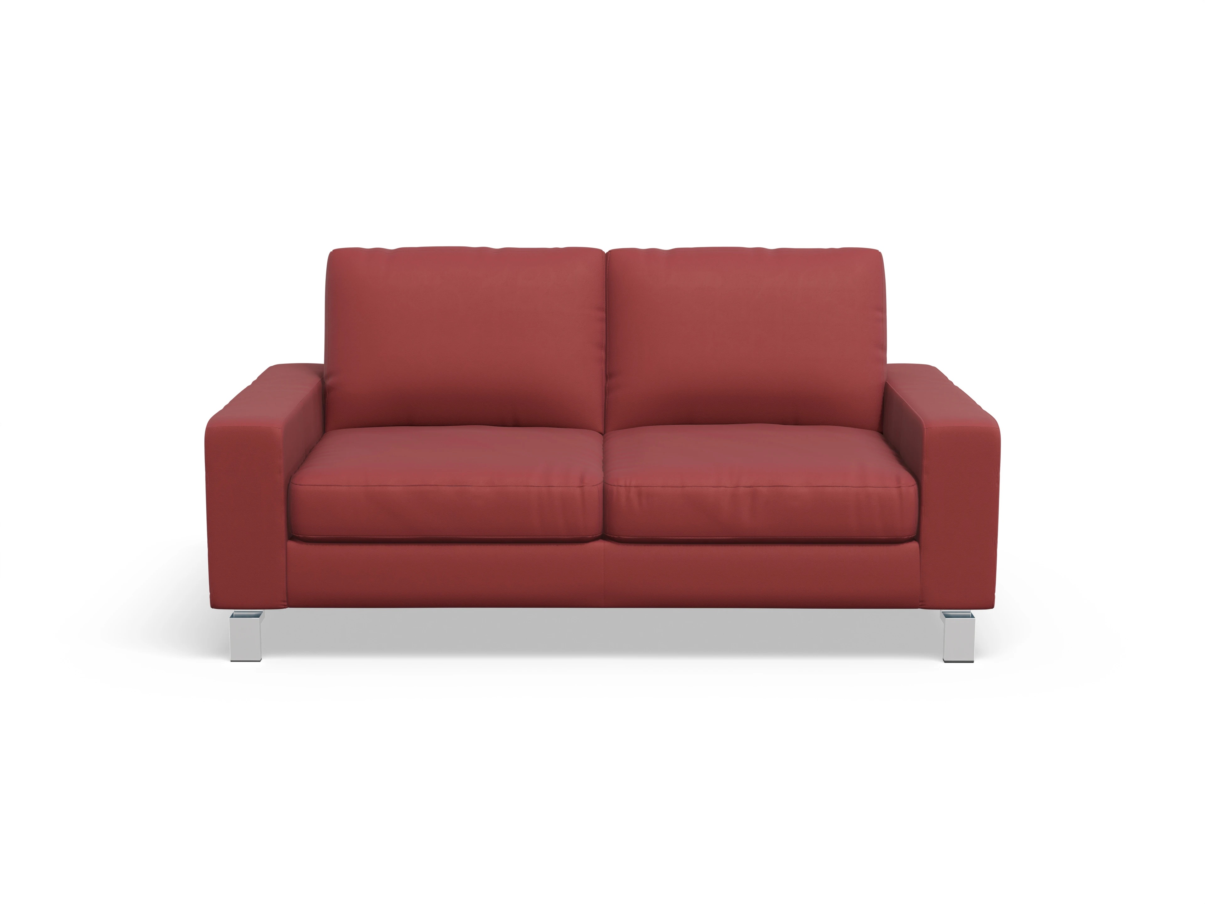 Indiana 2-Sitzer Sofa Large Ansicht des Produktes Indiana 2-Sitzer Sofa in Leder Rot