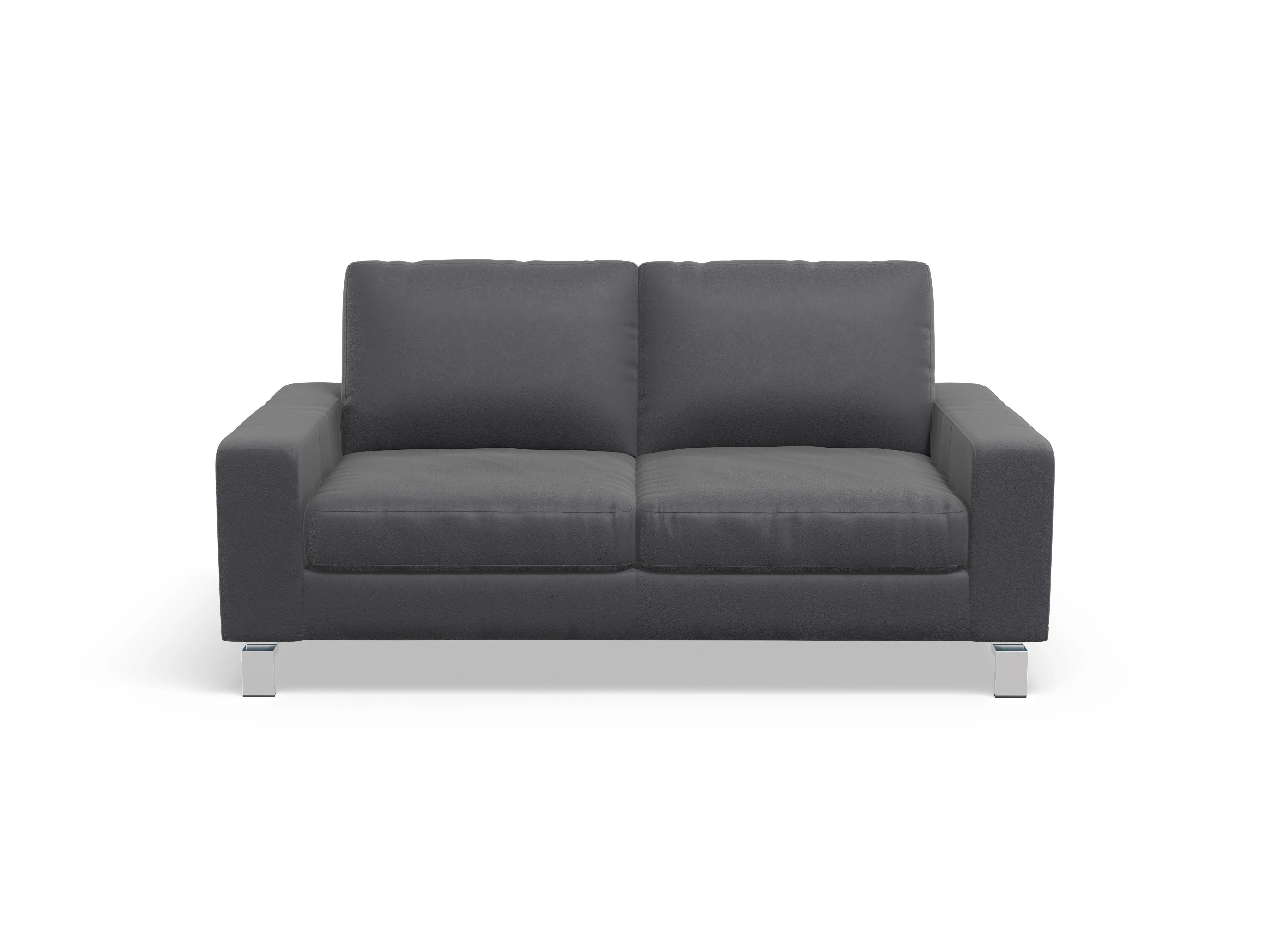 Indiana 2-Sitzer Sofa Large Ansicht des Produktes Indiana 2-Sitzer Sofa in Leder Grau