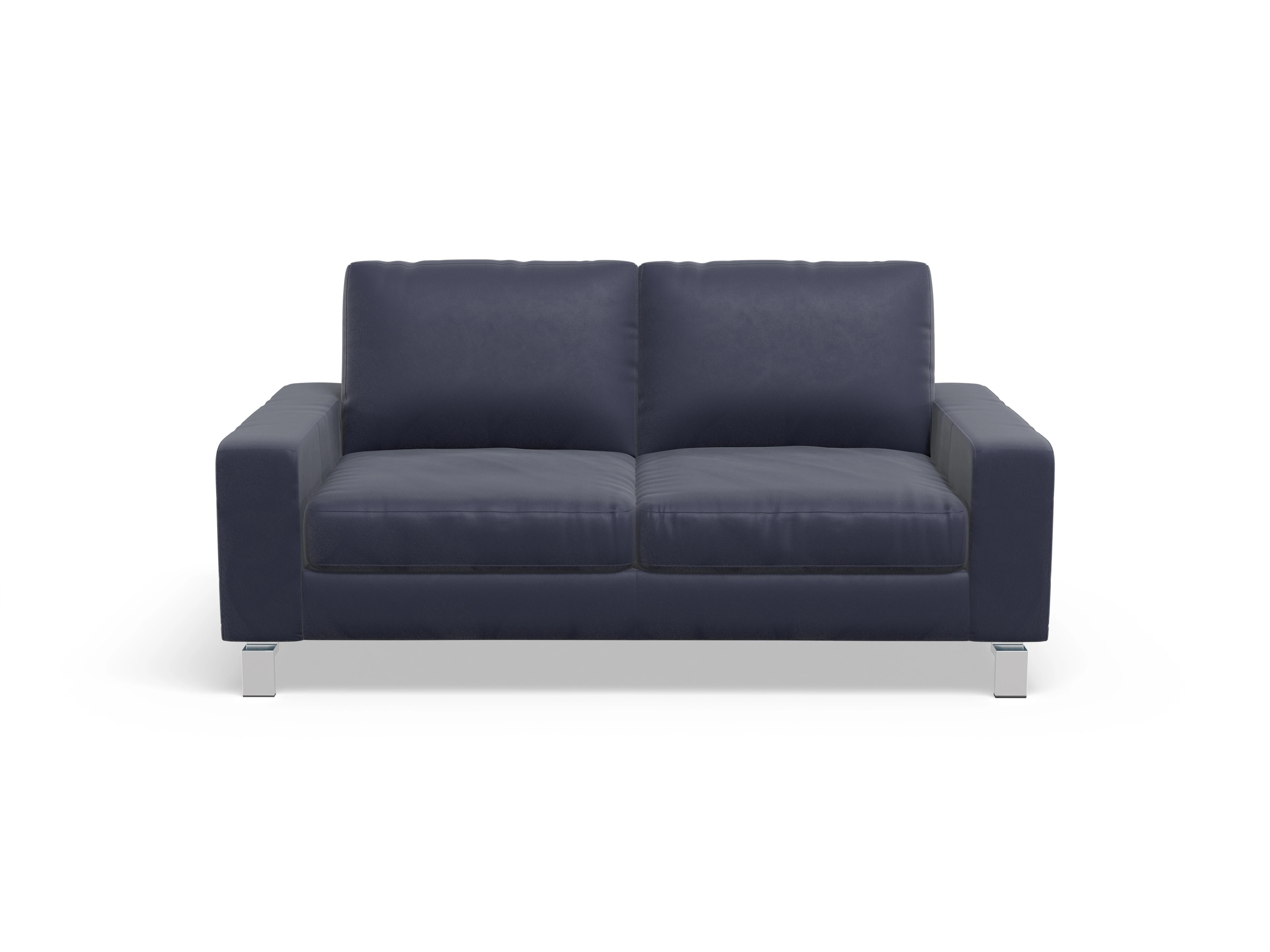 Indiana 2-Sitzer Sofa Large Ansicht des Produktes Indiana 2-Sitzer Sofa in Leder Blau