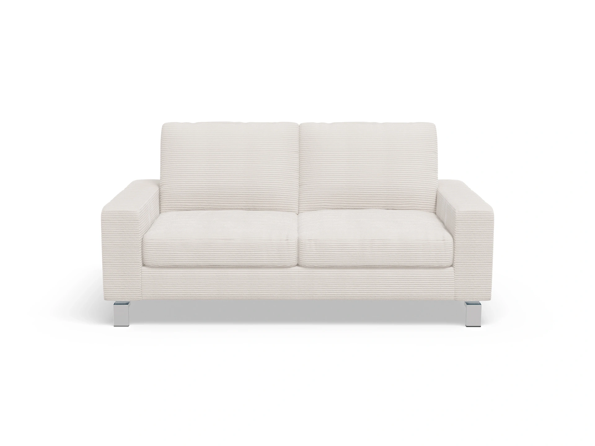 Ansicht des Produktes Indiana 2-Sitzer Sofa in Stoff Weiss