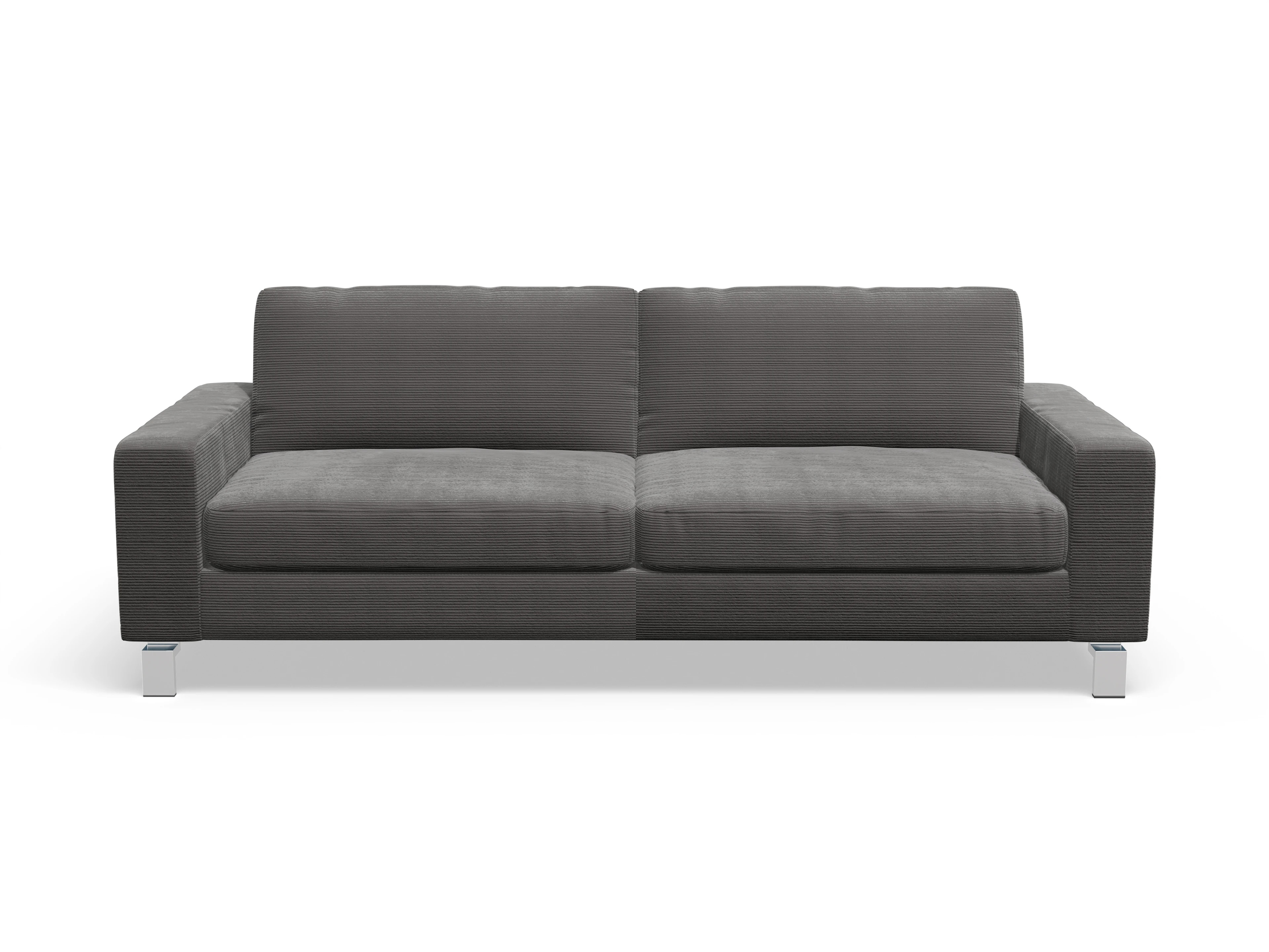 Ansicht des Produktes Indiana 3-Sitzer Sofa in Stoff Grau