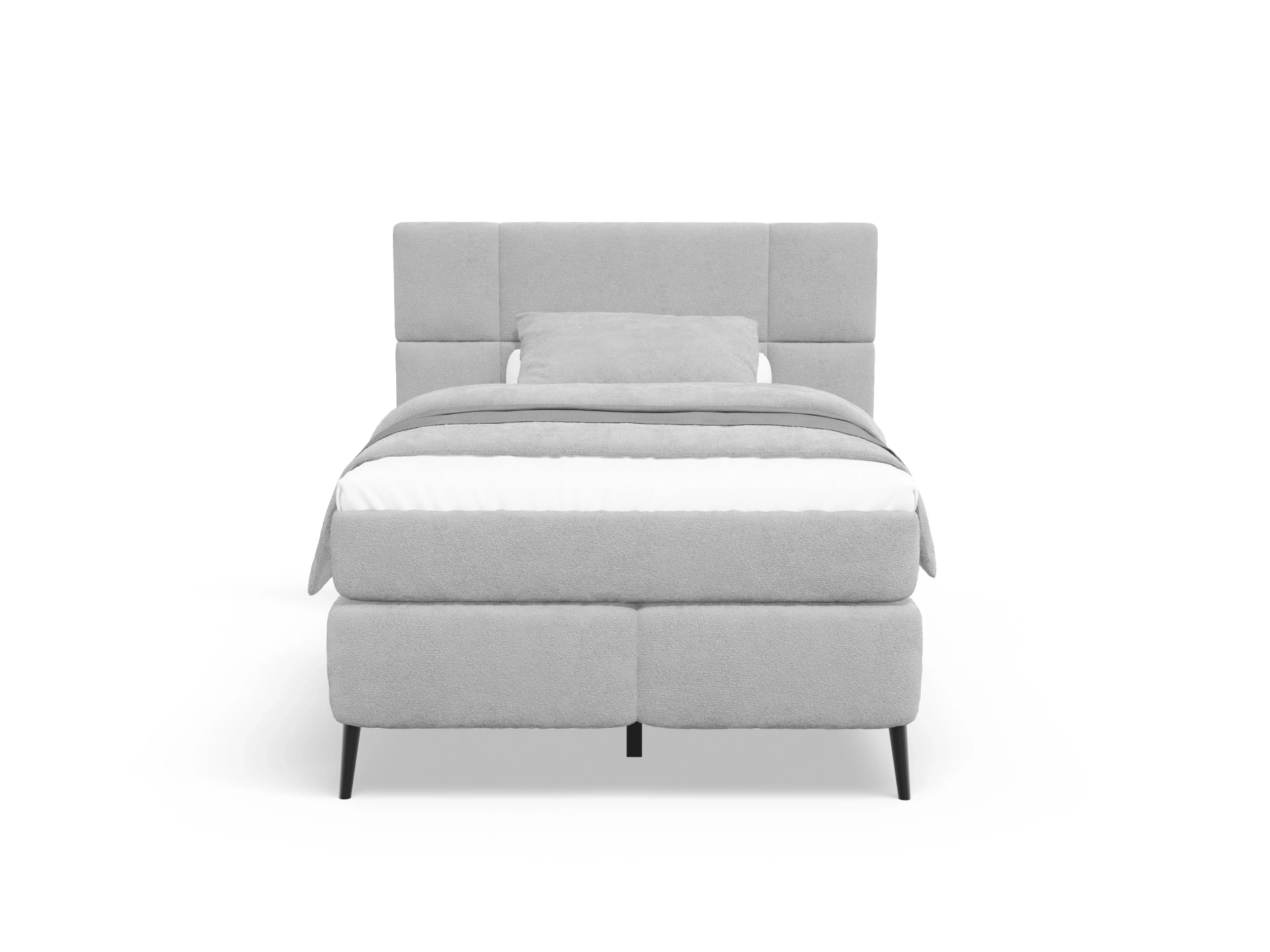Ansicht des Produktes Luisa Boxspringbett in Stoff Grau