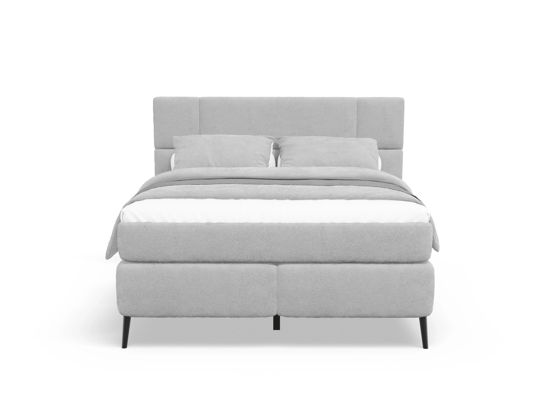 Ansicht des Produktes Luisa Boxspringbett in Stoff Grau