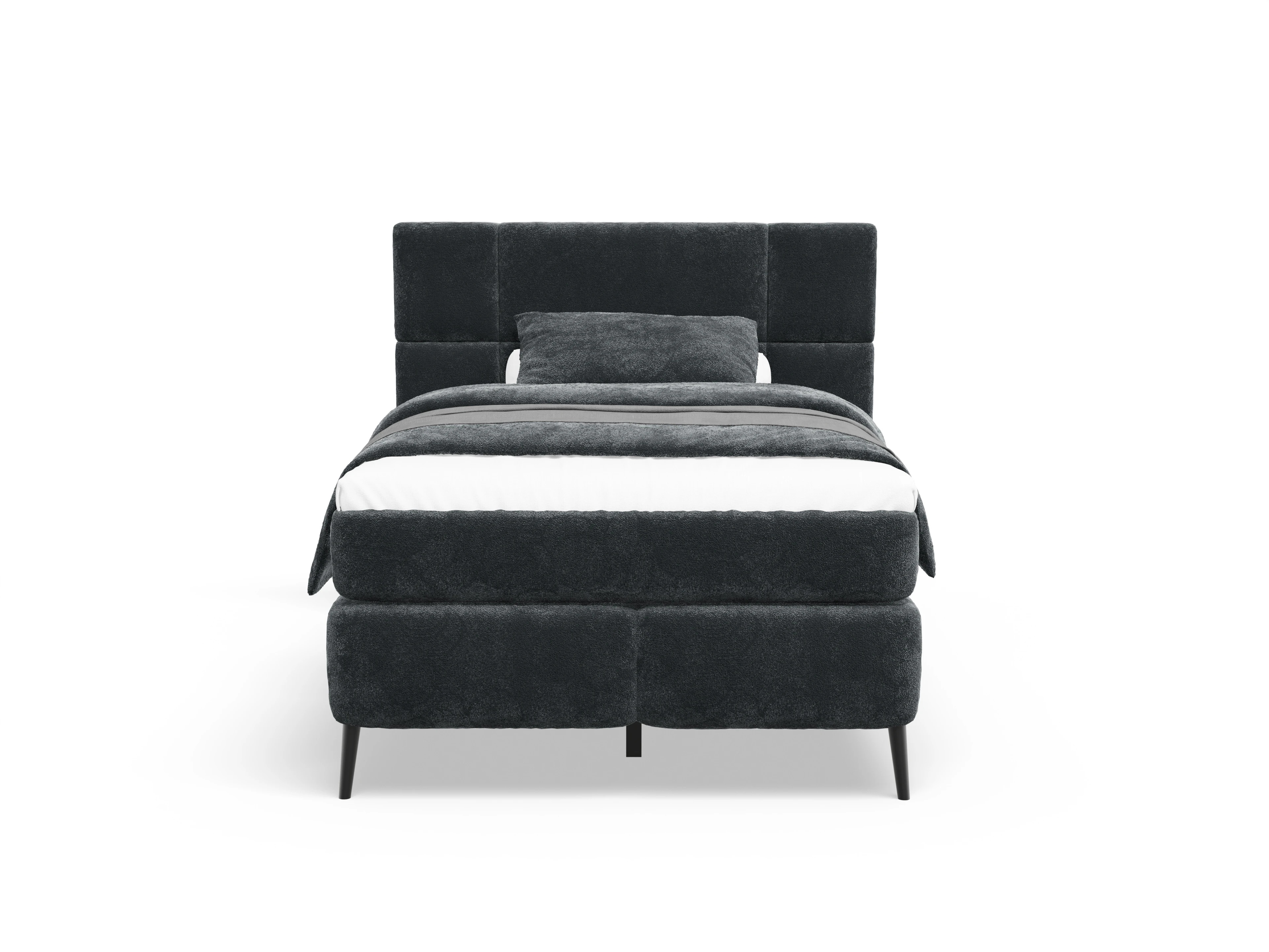 Ansicht des Produktes Luisa Boxspringbett in Stoff Grau