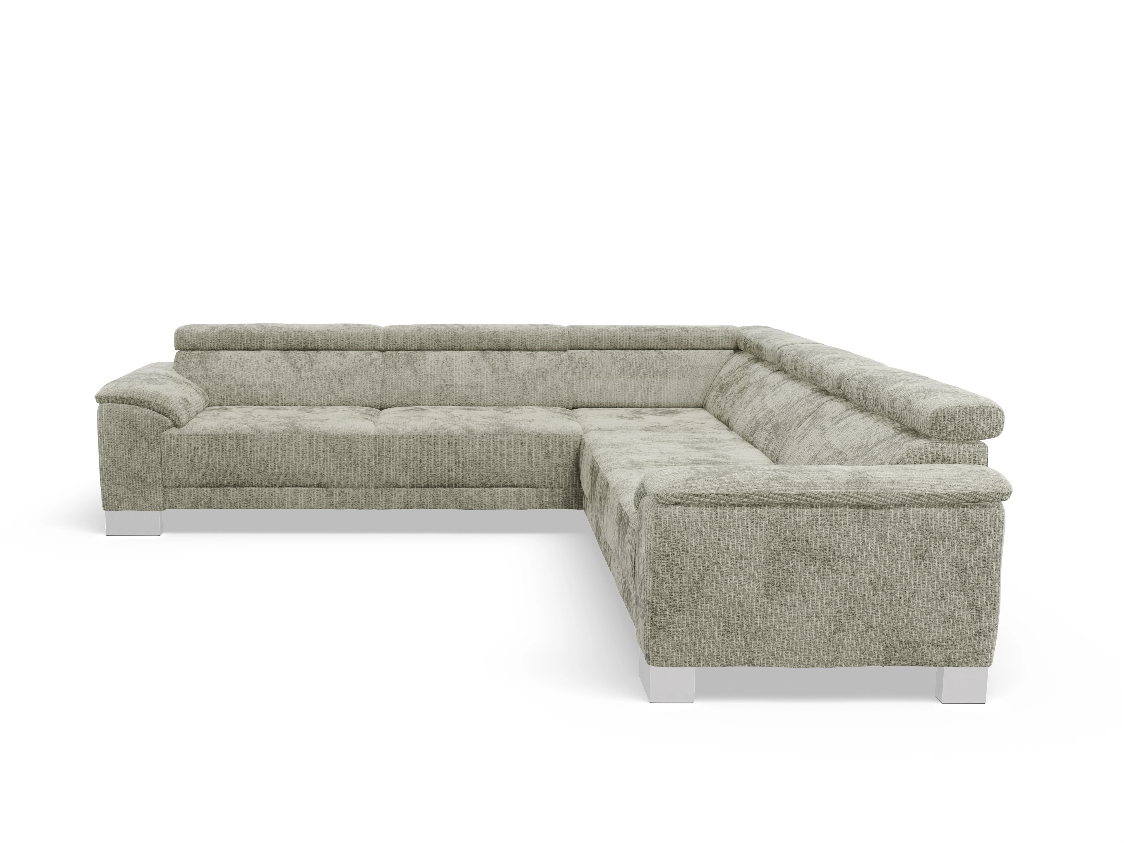 Ansicht des Produktes Antonio Ecksofa gleichschenklig in Stoff Grau
