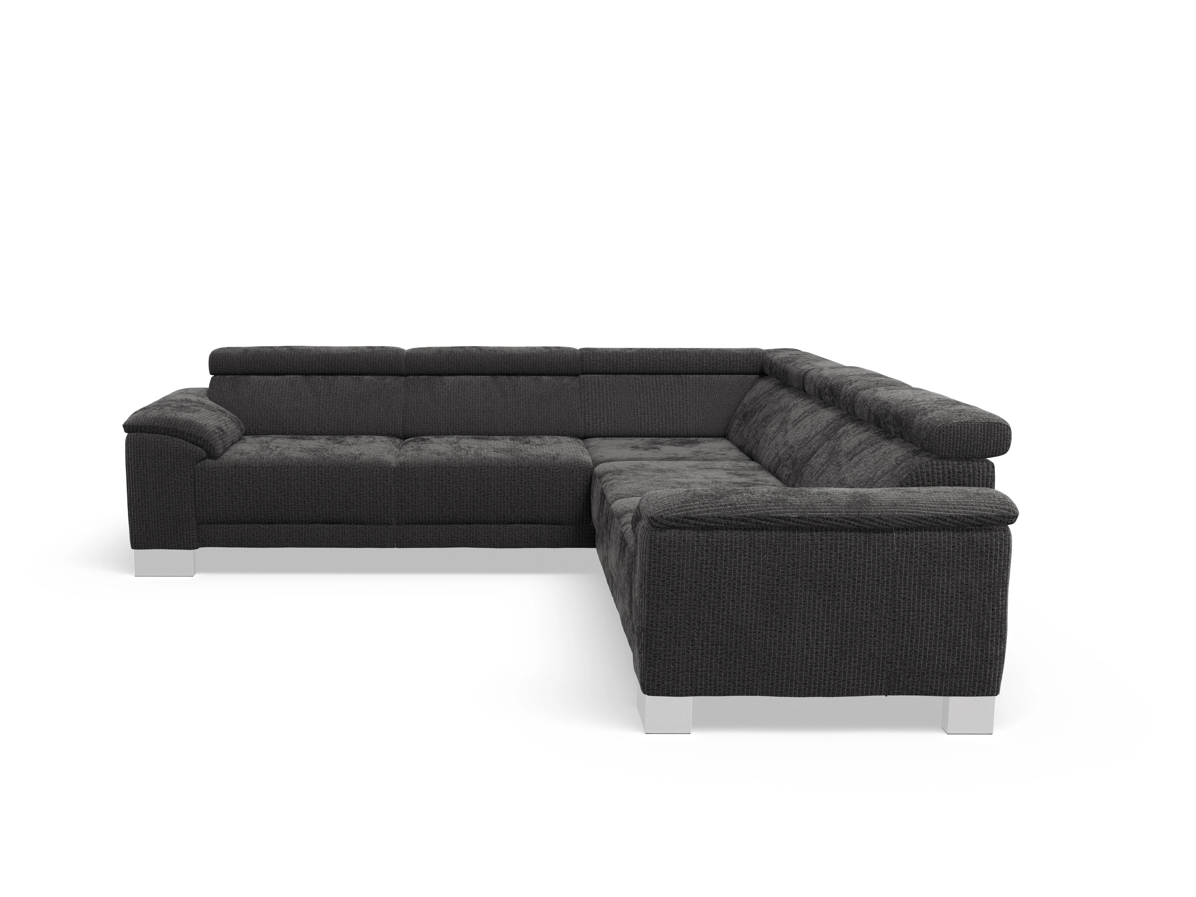 Ansicht des Produktes Antonio Ecksofa gleichschenklig in Stoff Grau