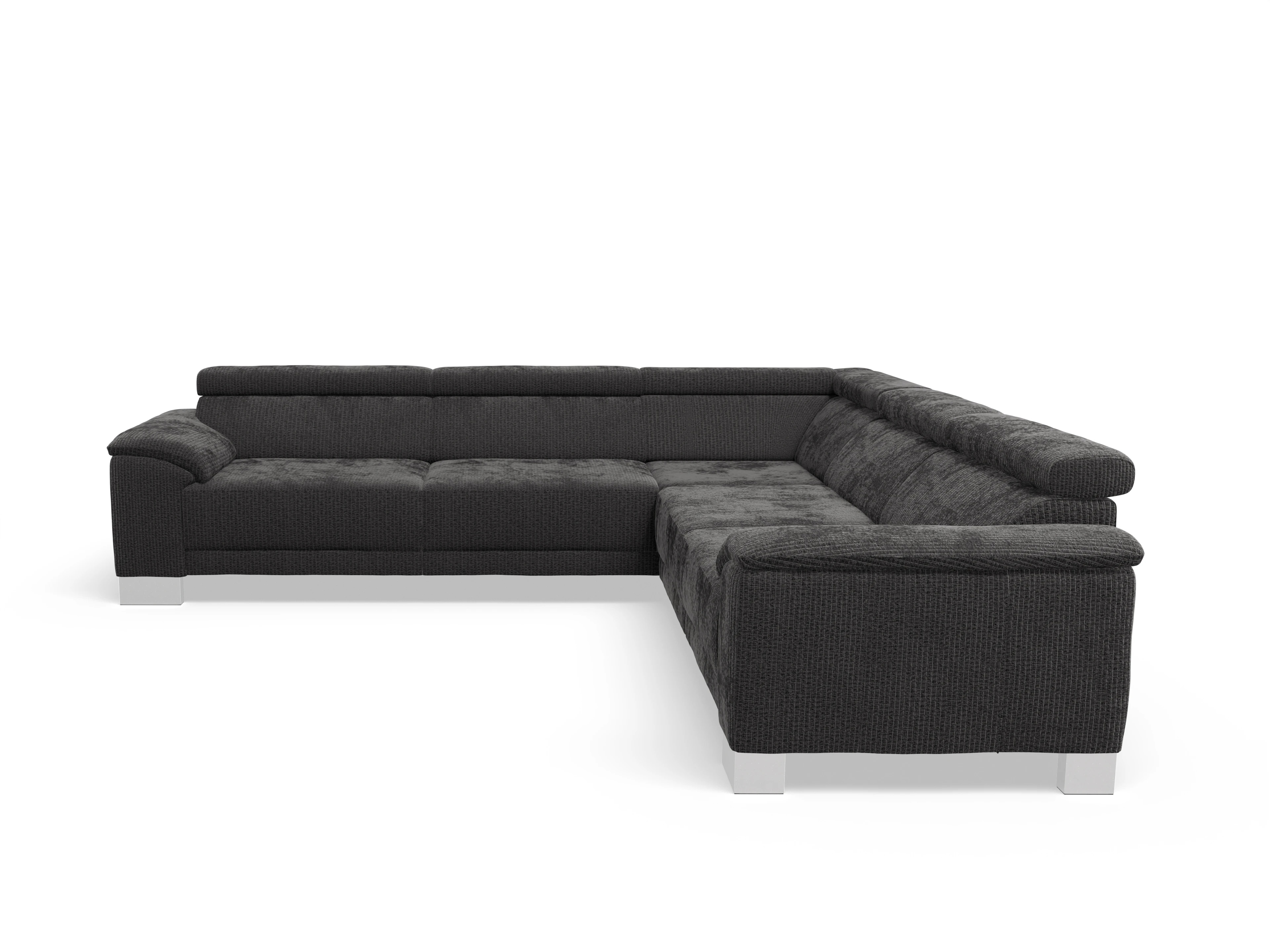 Antonio Ecksofa SPE Large Ansicht des Produktes Antonio Ecksofa gleichschenklig in Stoff Grau