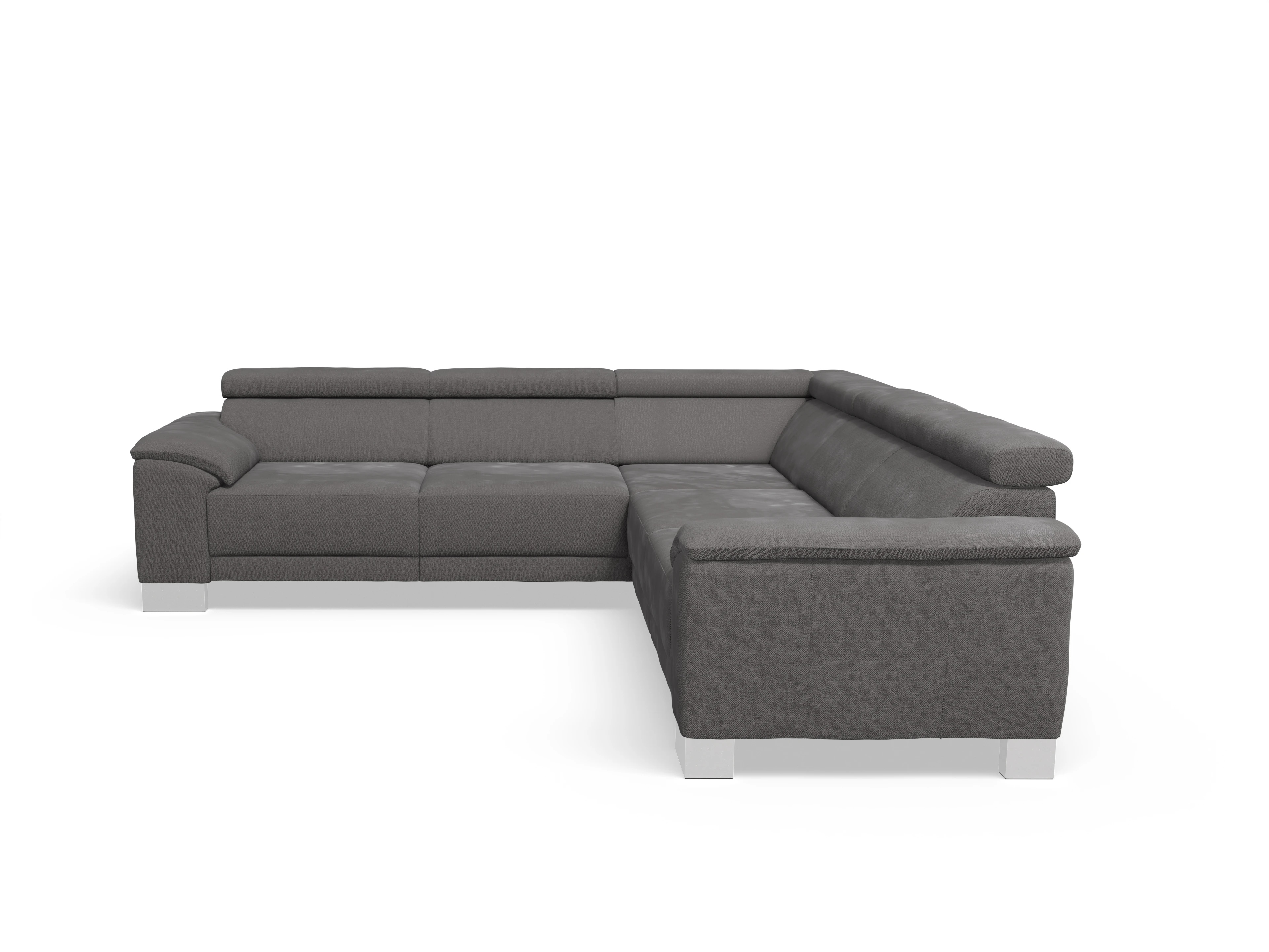 Ansicht des Produktes Antonio Ecksofa gleichschenklig in Stoff Braun