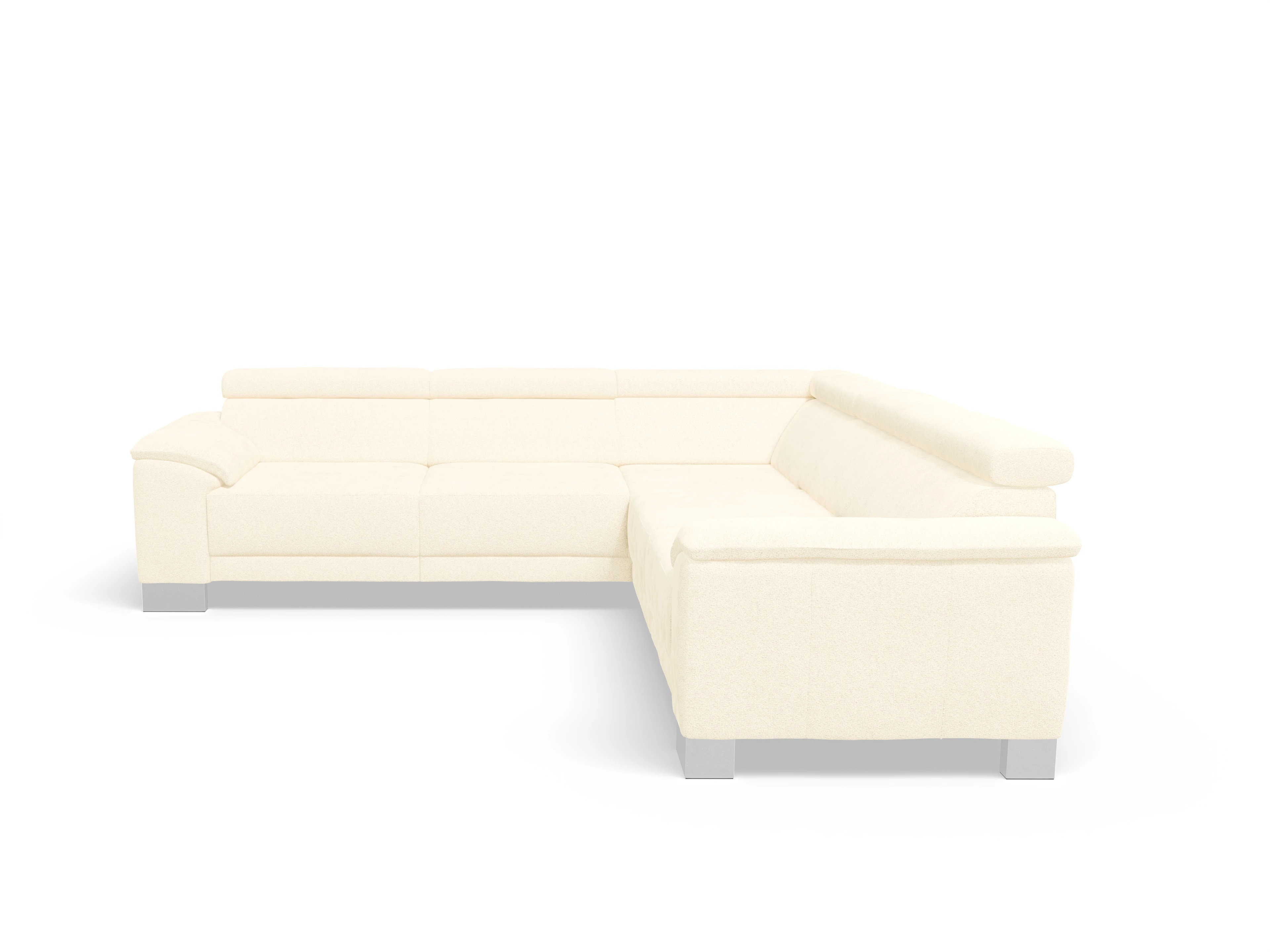 Ansicht des Produktes Antonio Ecksofa gleichschenklig in Stoff Beige