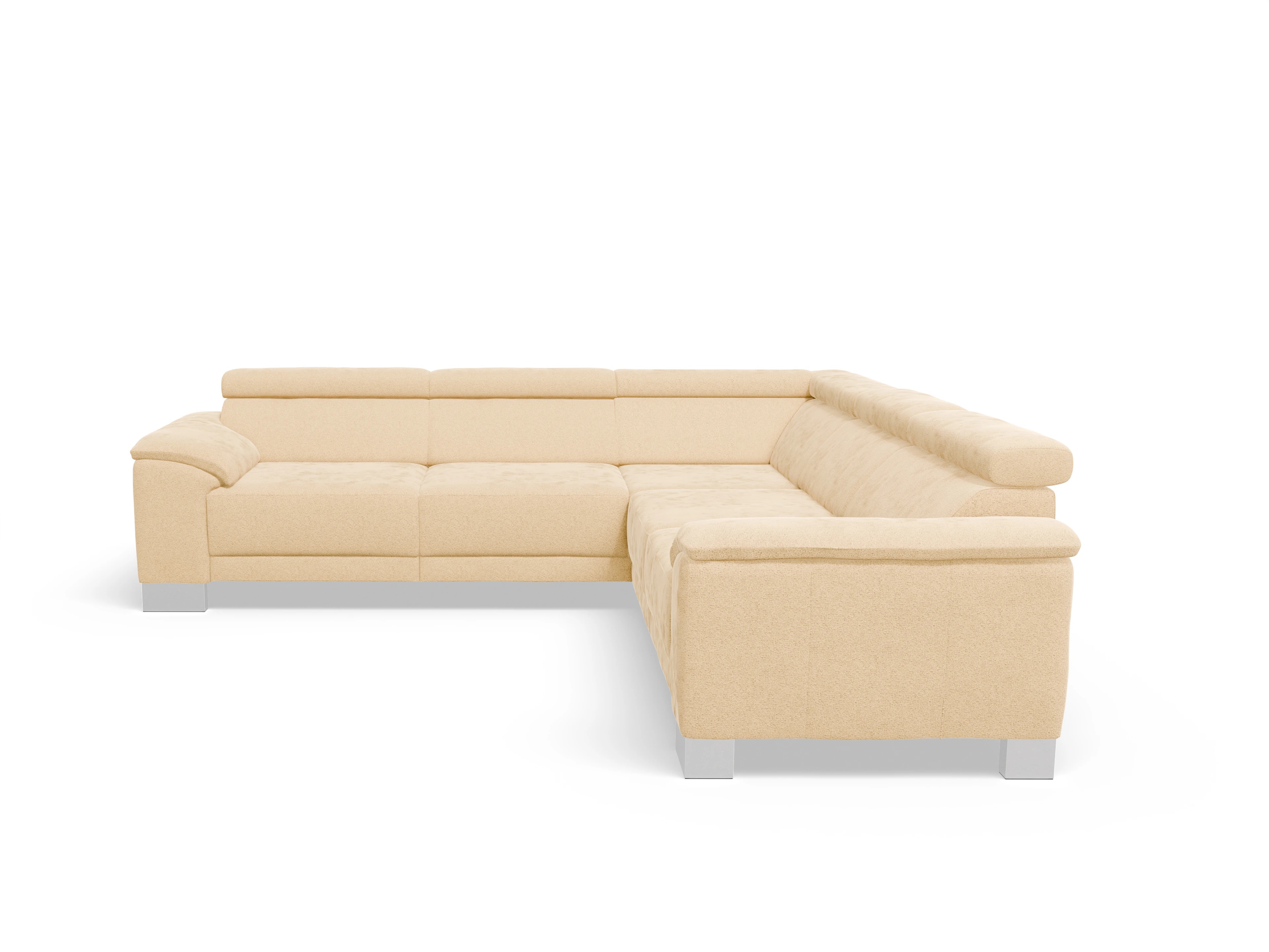 Antonio Ecksofa SPE Medium Ansicht des Produktes Antonio Ecksofa gleichschenklig in Stoff Beige