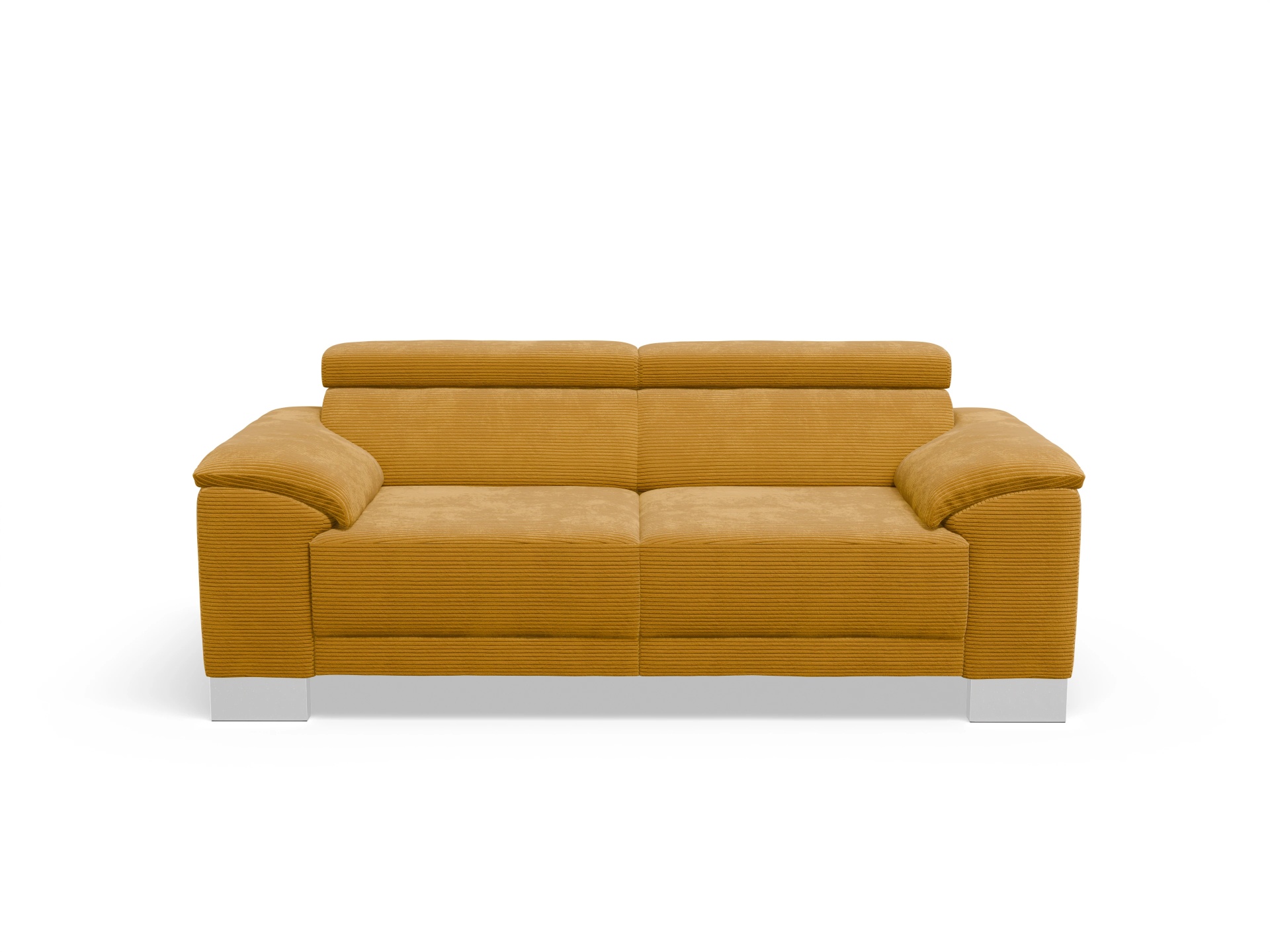 Ansicht des Produktes Antonio 2-Sitzer Sofa in Stoff Gelb