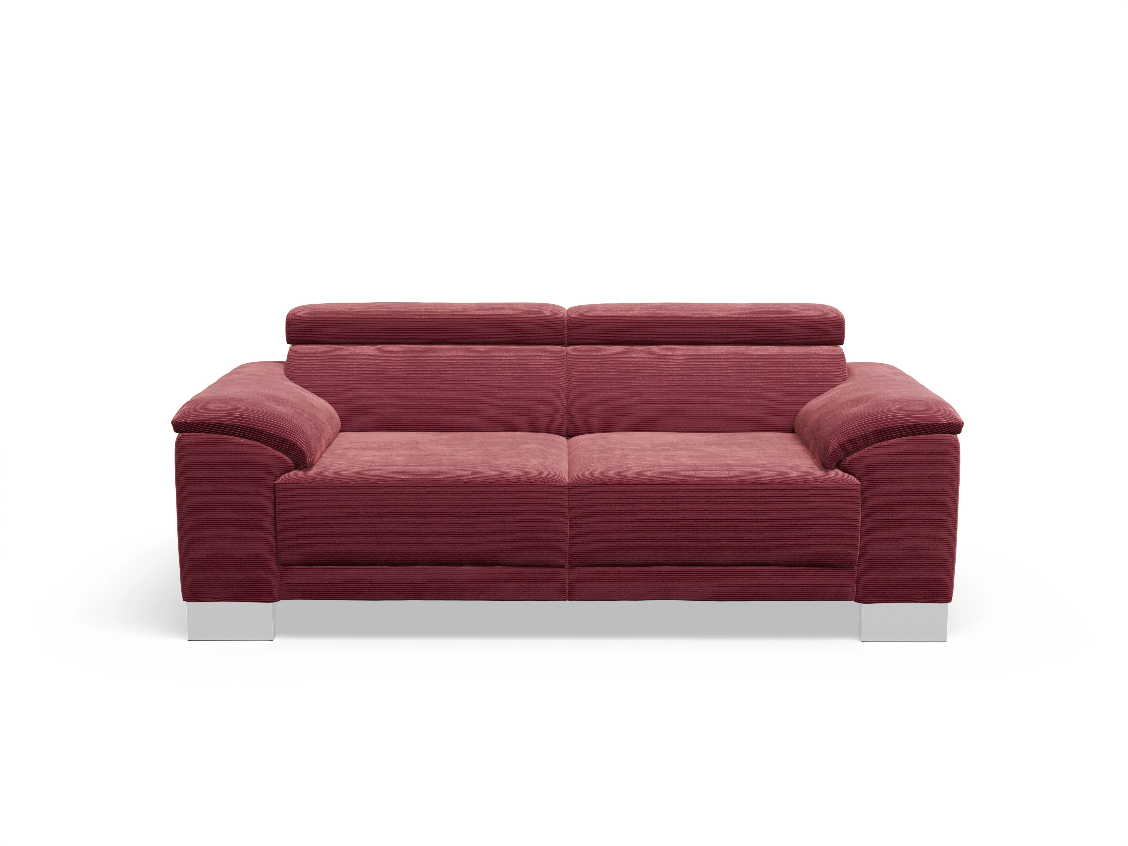 Ansicht des Produktes Antonio 2-Sitzer Sofa in Stoff Rot
