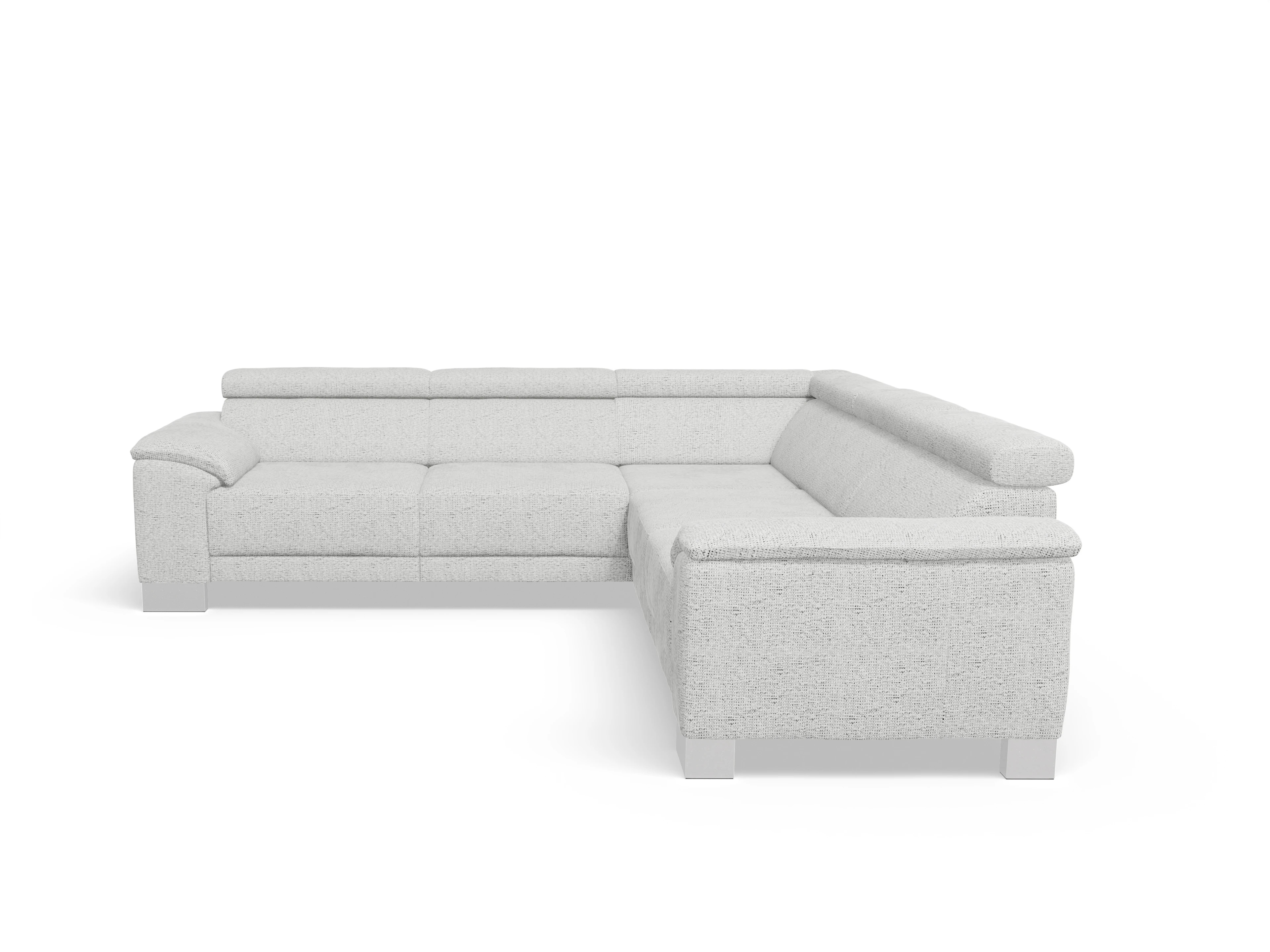 Ansicht des Produktes Antonio Ecksofa gleichschenklig in Stoff Grau