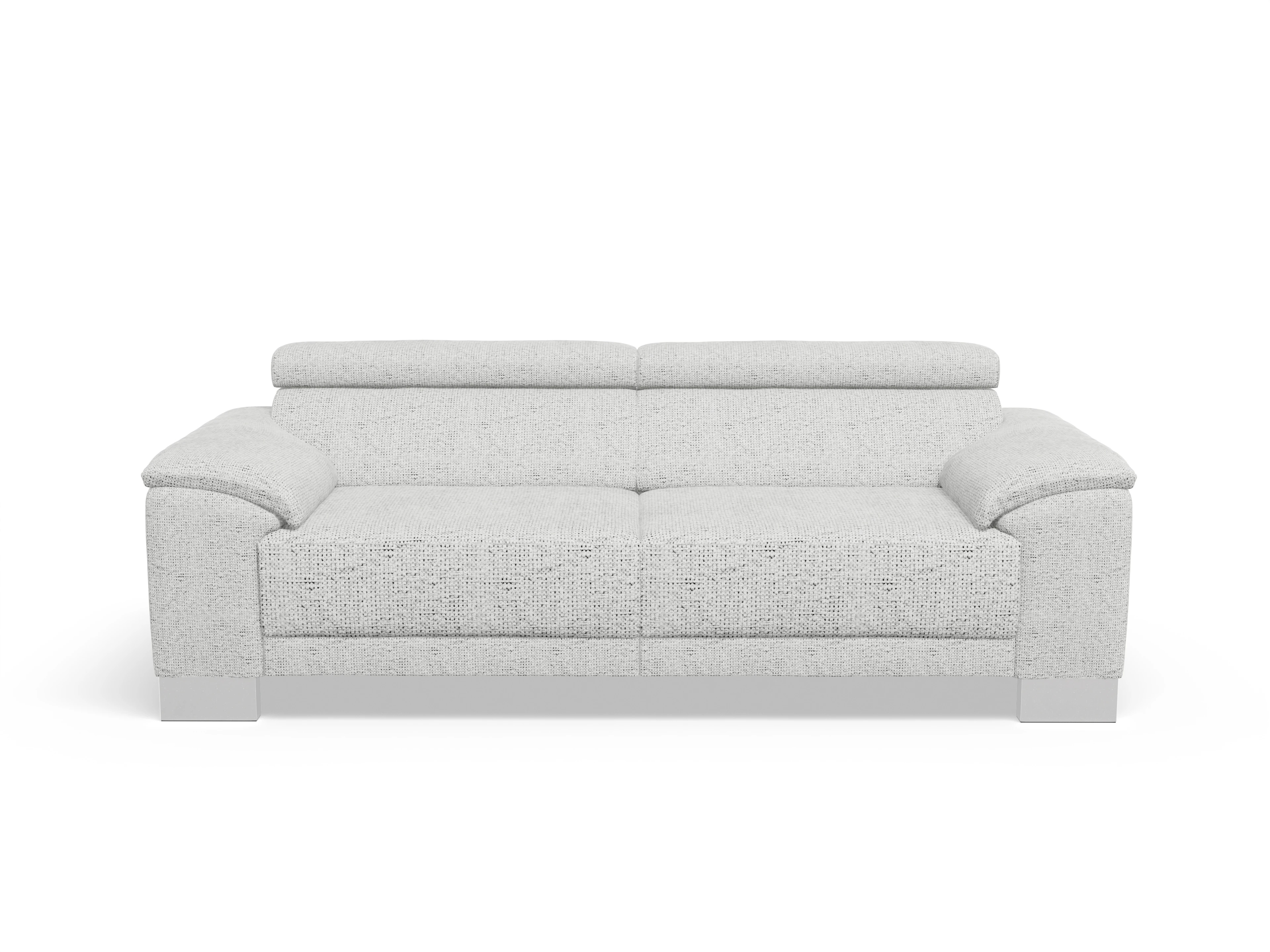 Ansicht des Produktes Antonio 3-Sitzer Sofa in Stoff Grau