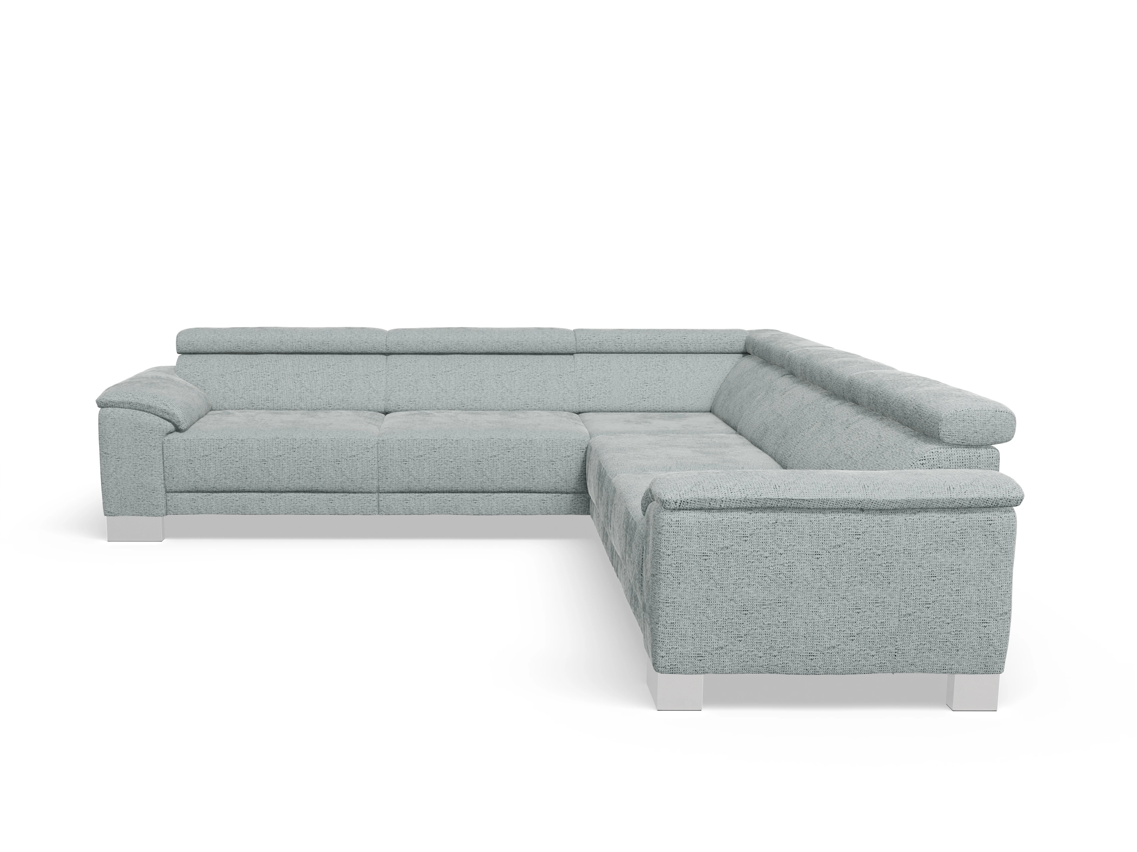 Antonio Ecksofa SPE Large Ansicht des Produktes Antonio Ecksofa gleichschenklig in Stoff Grau