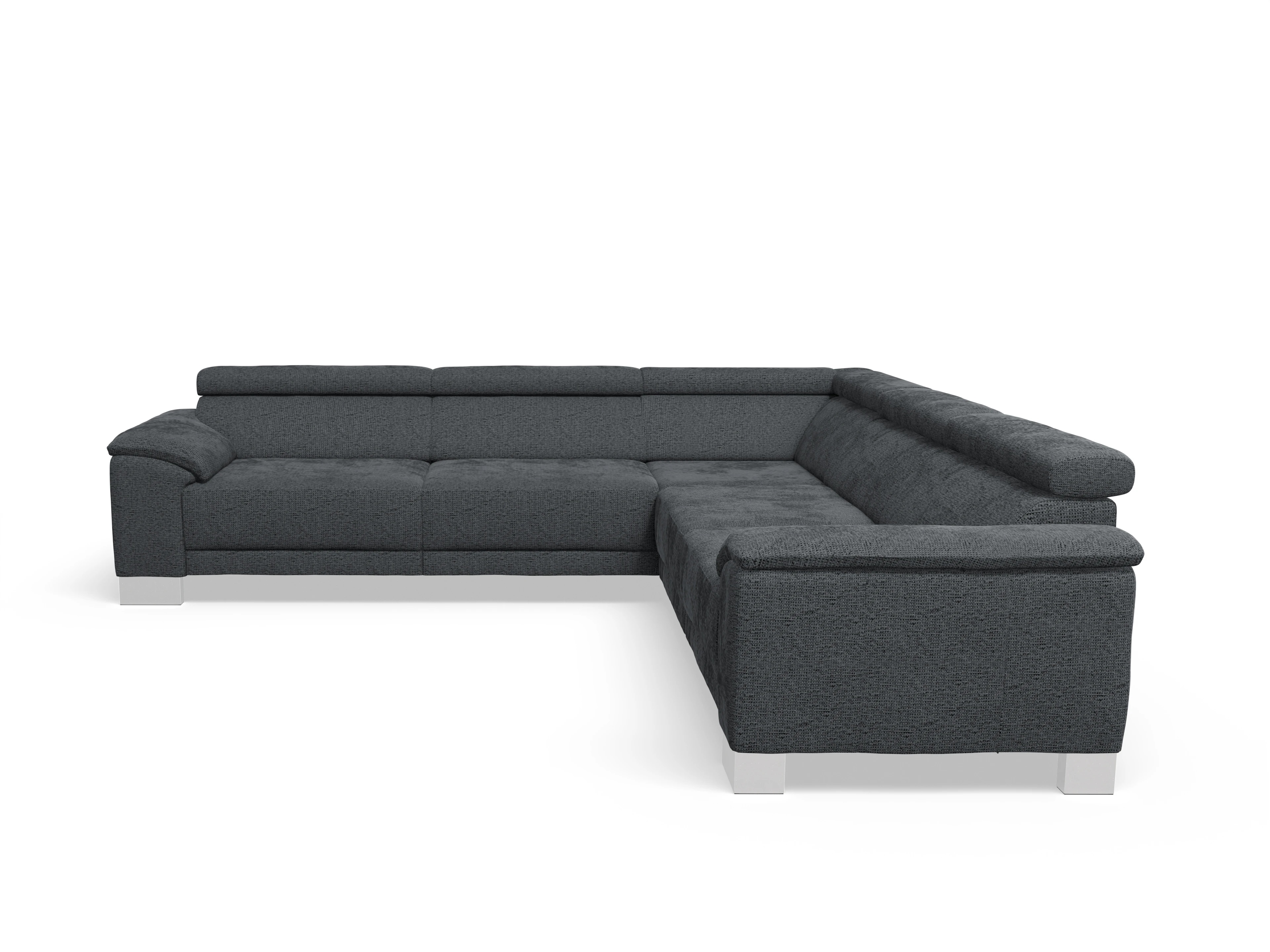 Antonio Ecksofa SPE Large Ansicht des Produktes Antonio Ecksofa gleichschenklig in Stoff Grau