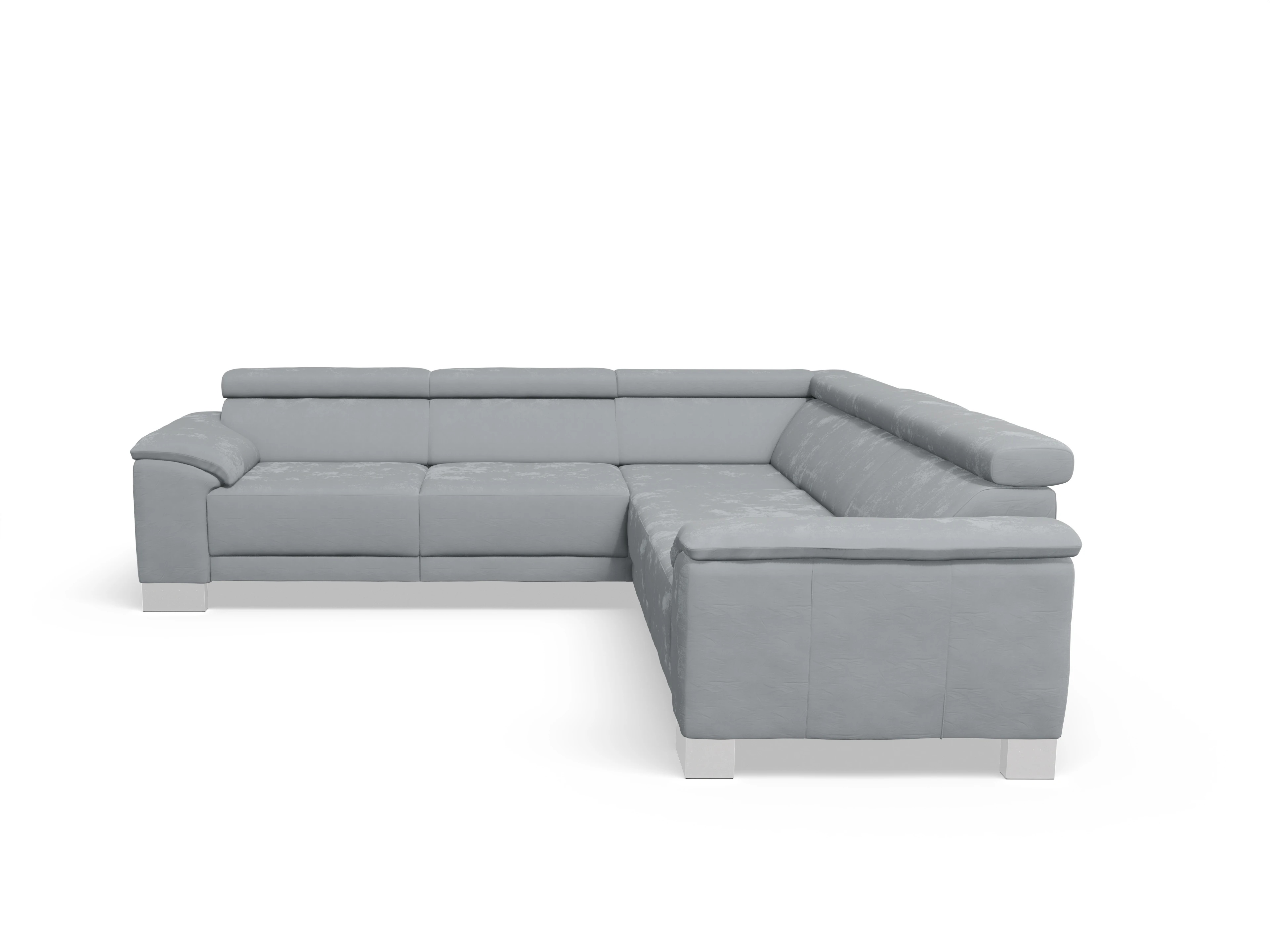 Ansicht des Produktes Antonio Ecksofa gleichschenklig in Stoff Grau