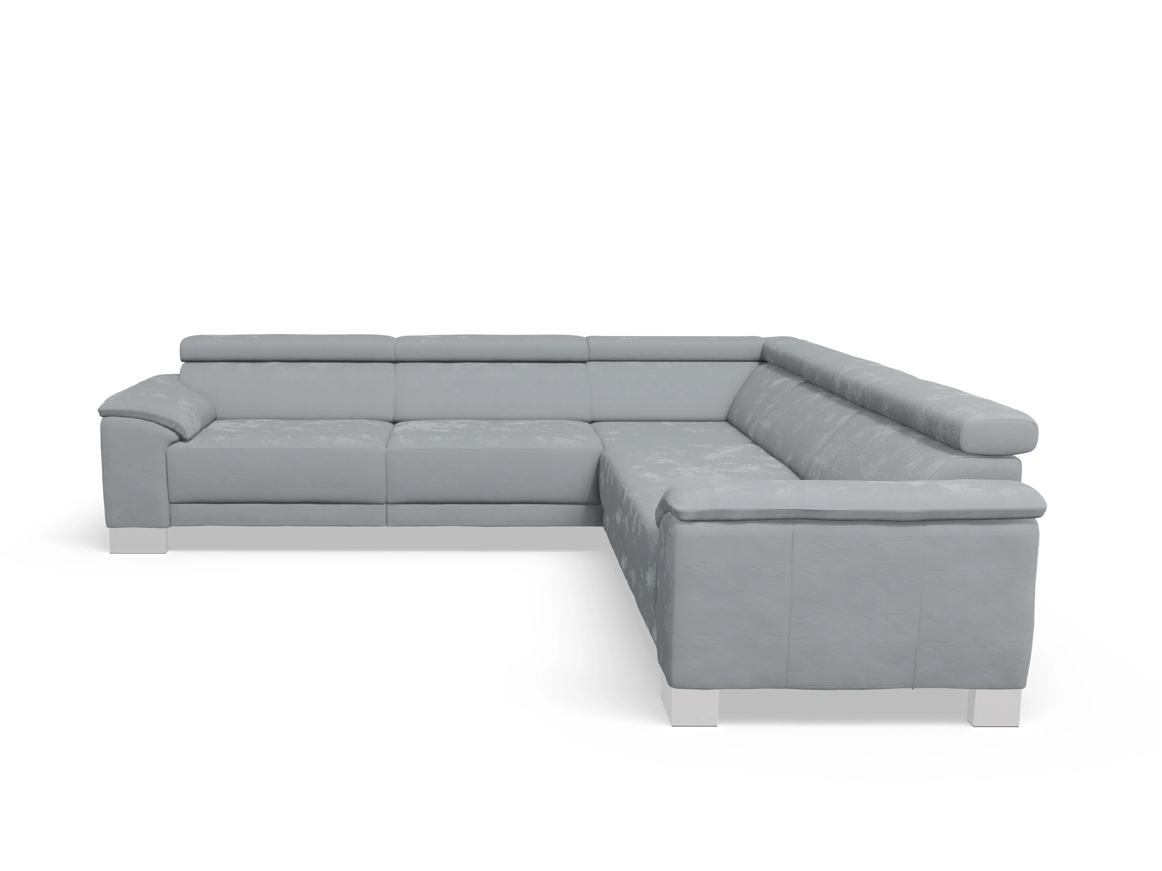 Ansicht des Produktes Antonio Ecksofa gleichschenklig in Stoff Grau
