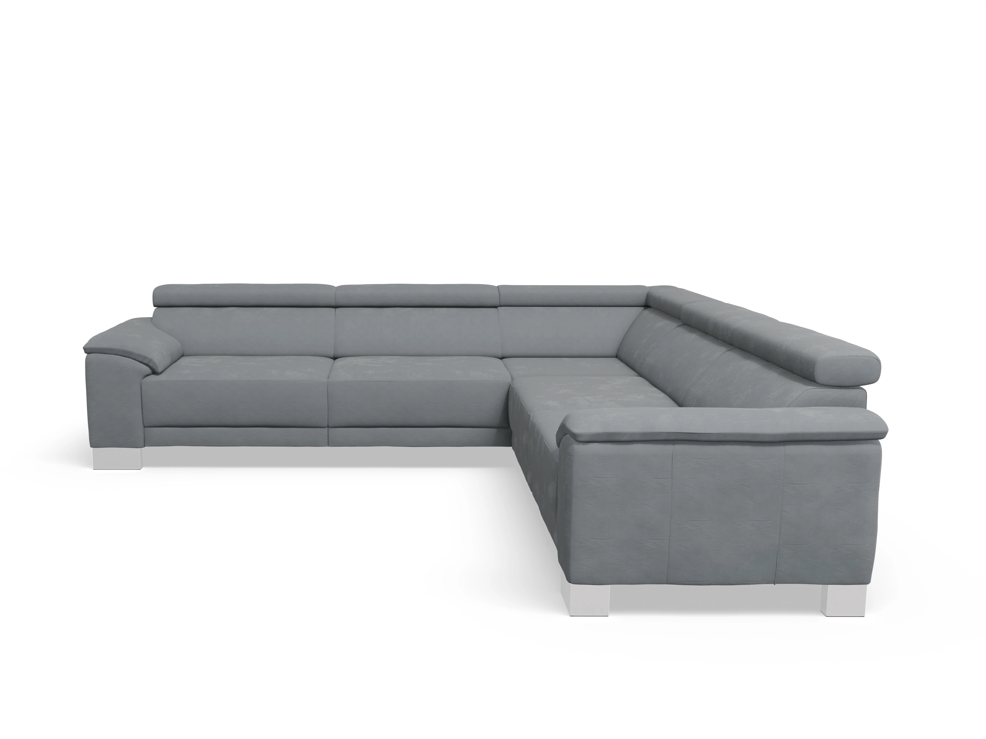 Ansicht des Produktes Antonio Ecksofa gleichschenklig in Stoff Braun