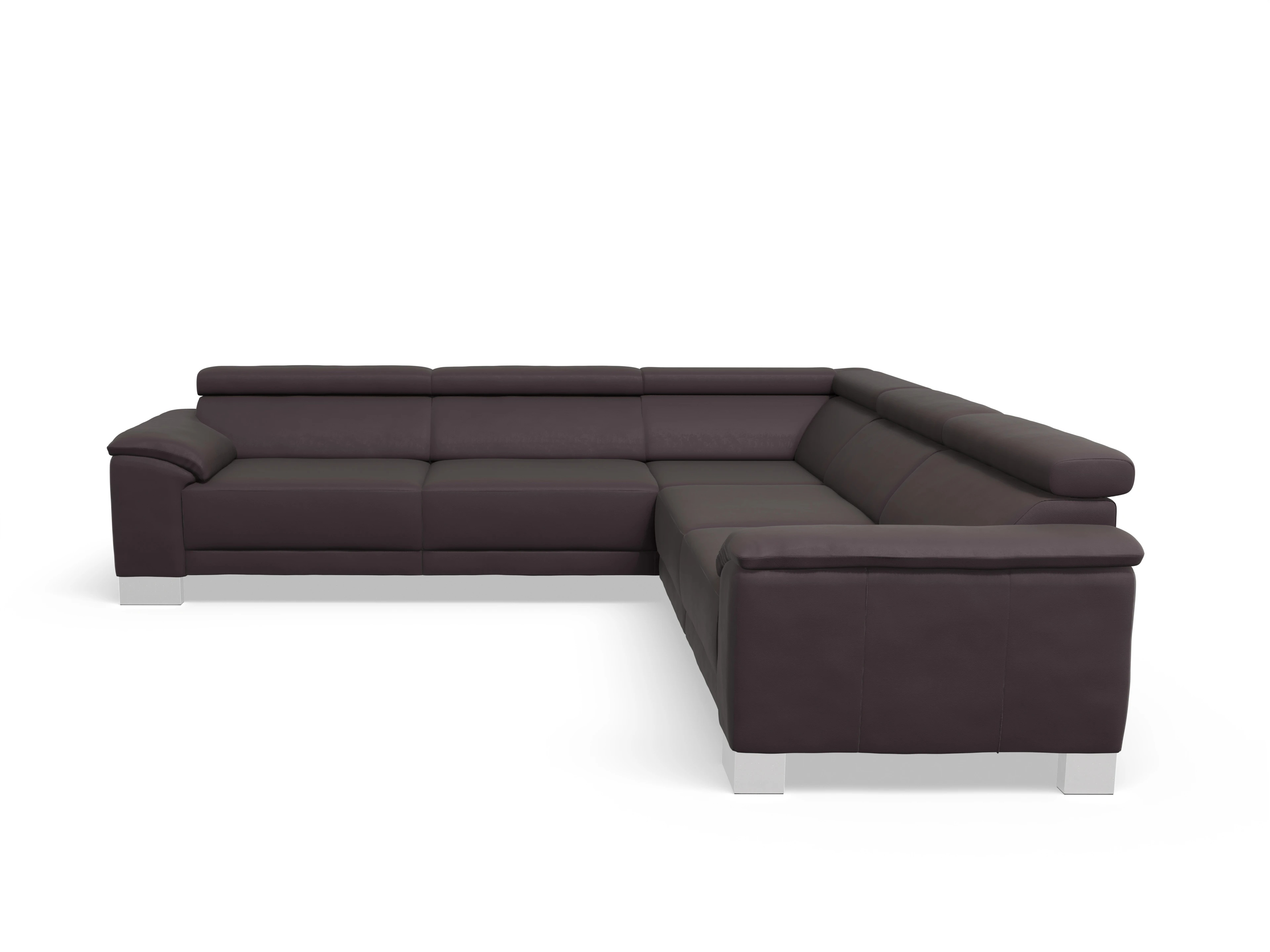 Antonio Ecksofa SPE Large Ansicht des Produktes Antonio Ecksofa gleichschenklig in Leder Braun