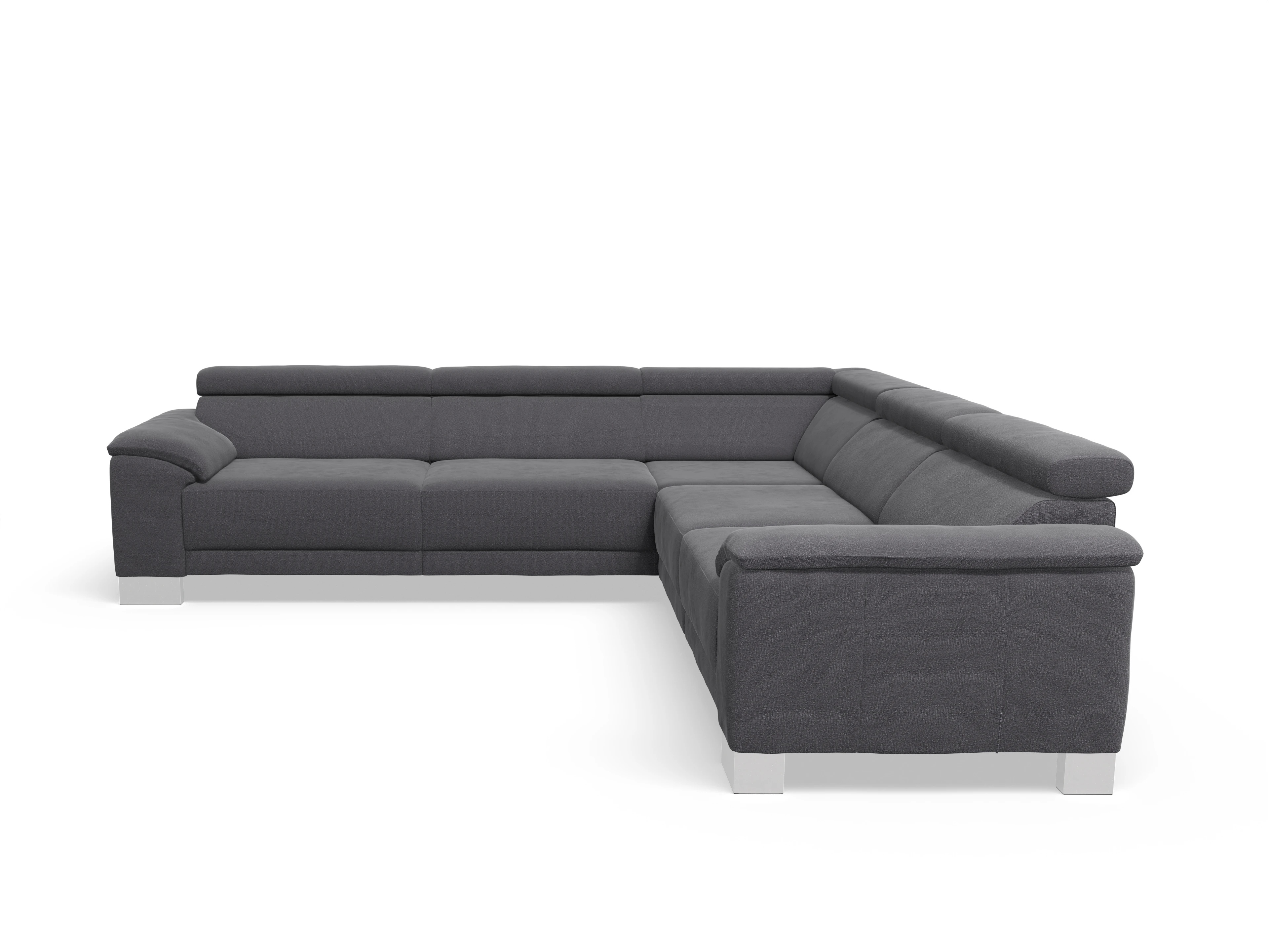 Antonio Ecksofa SPE Large Ansicht des Produktes Antonio Ecksofa gleichschenklig in Stoff Grau