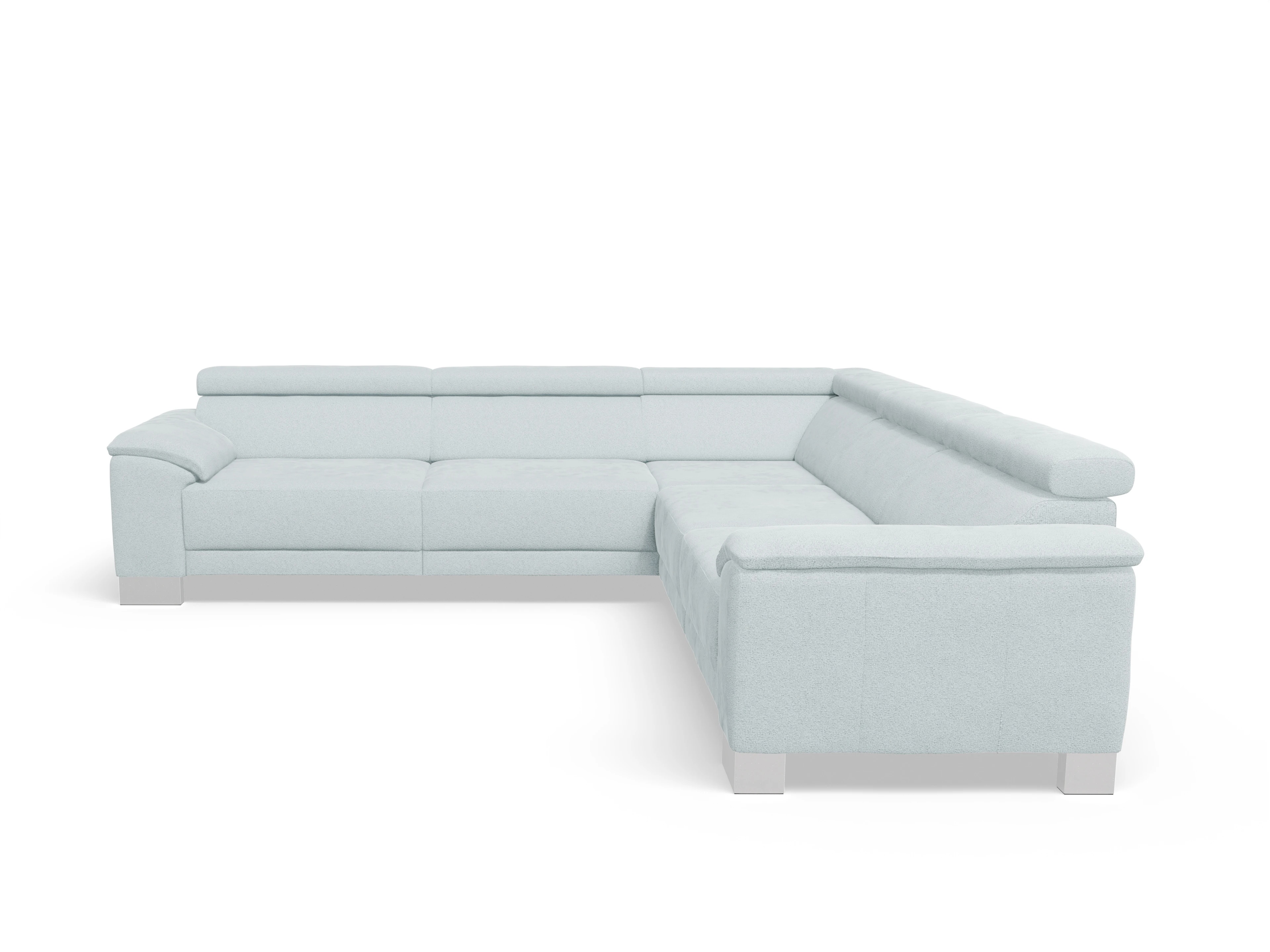 Antonio Ecksofa SPE Large Ansicht des Produktes Antonio Ecksofa gleichschenklig in Stoff Blau