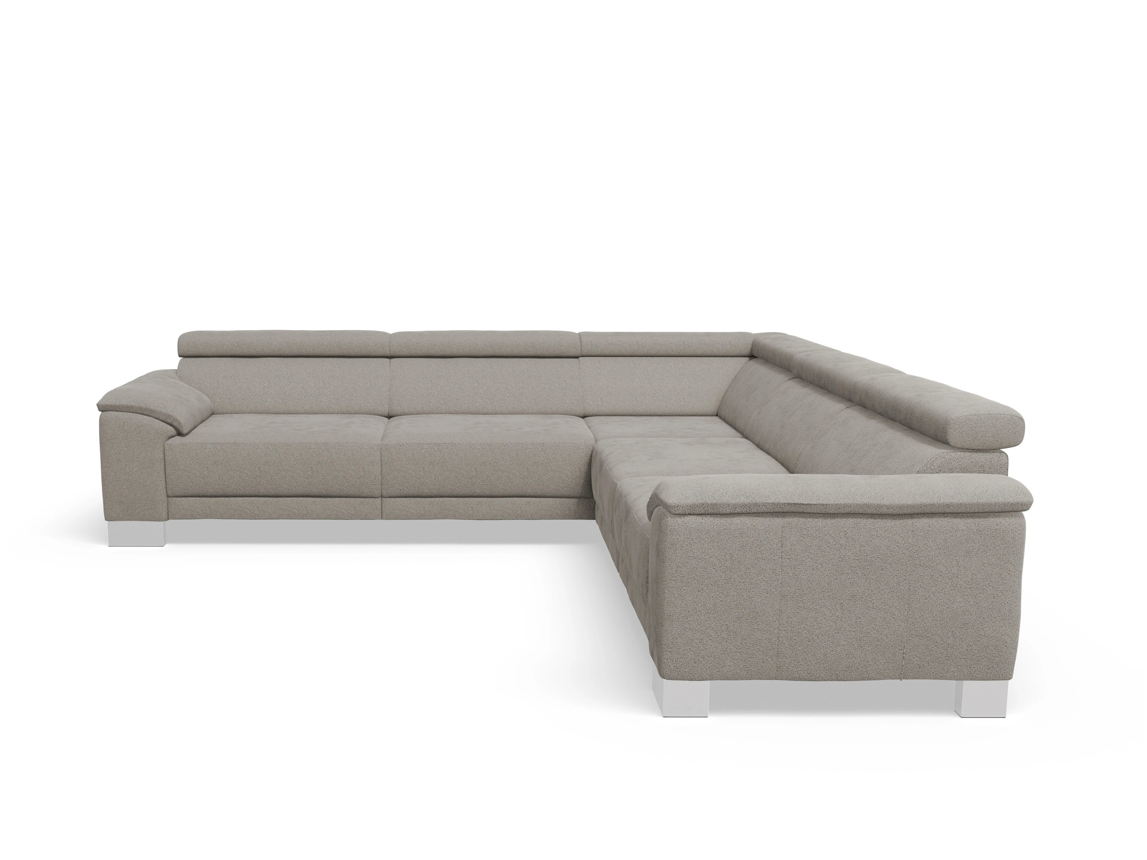 Ansicht des Produktes Antonio Ecksofa gleichschenklig in Stoff Grau
