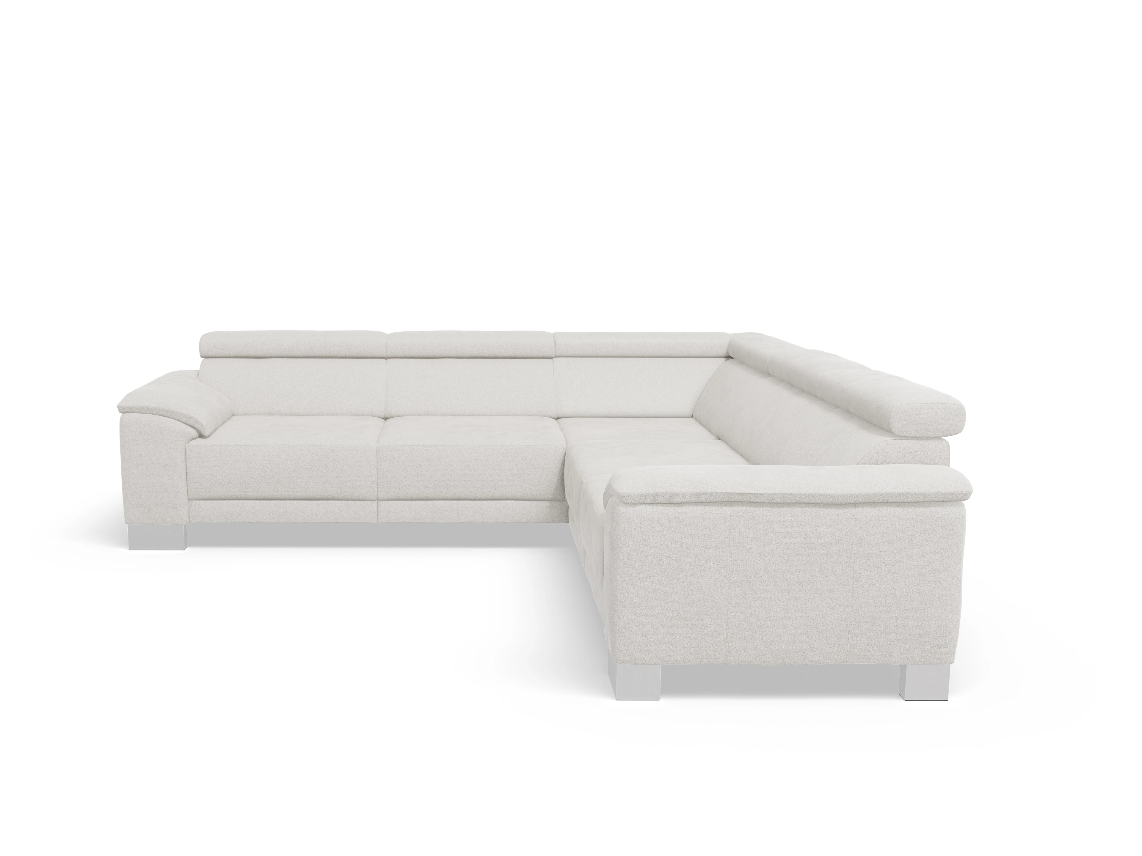 Ansicht des Produktes Antonio Ecksofa gleichschenklig in Stoff Beige
